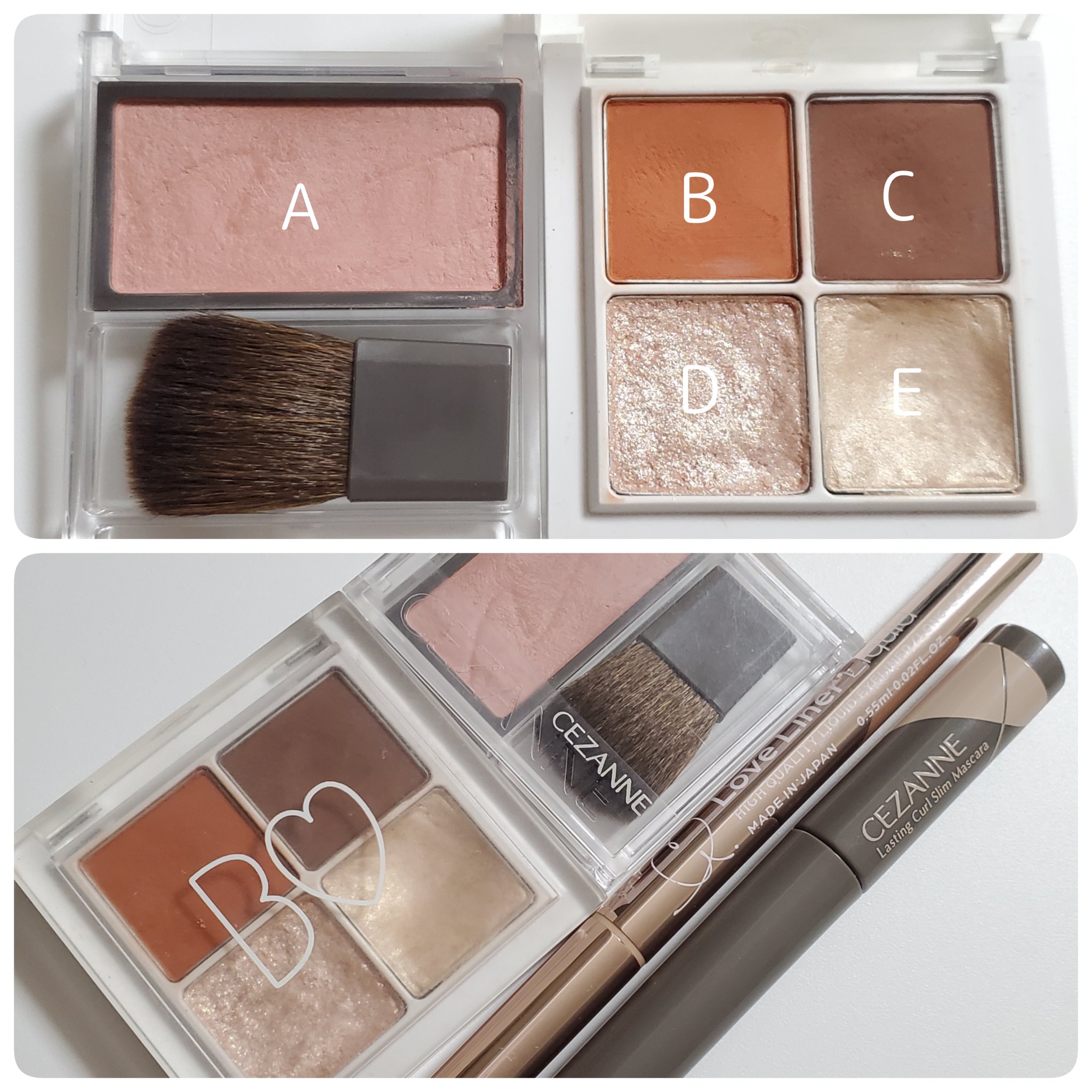 THE アイパレR/b idol/アイシャドウパレットを使ったクチコミ（2枚目）