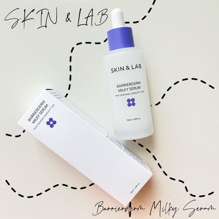 バリアダームミルキーセラム/SKIN&LAB/美容液を使ったクチコミ(1枚目)