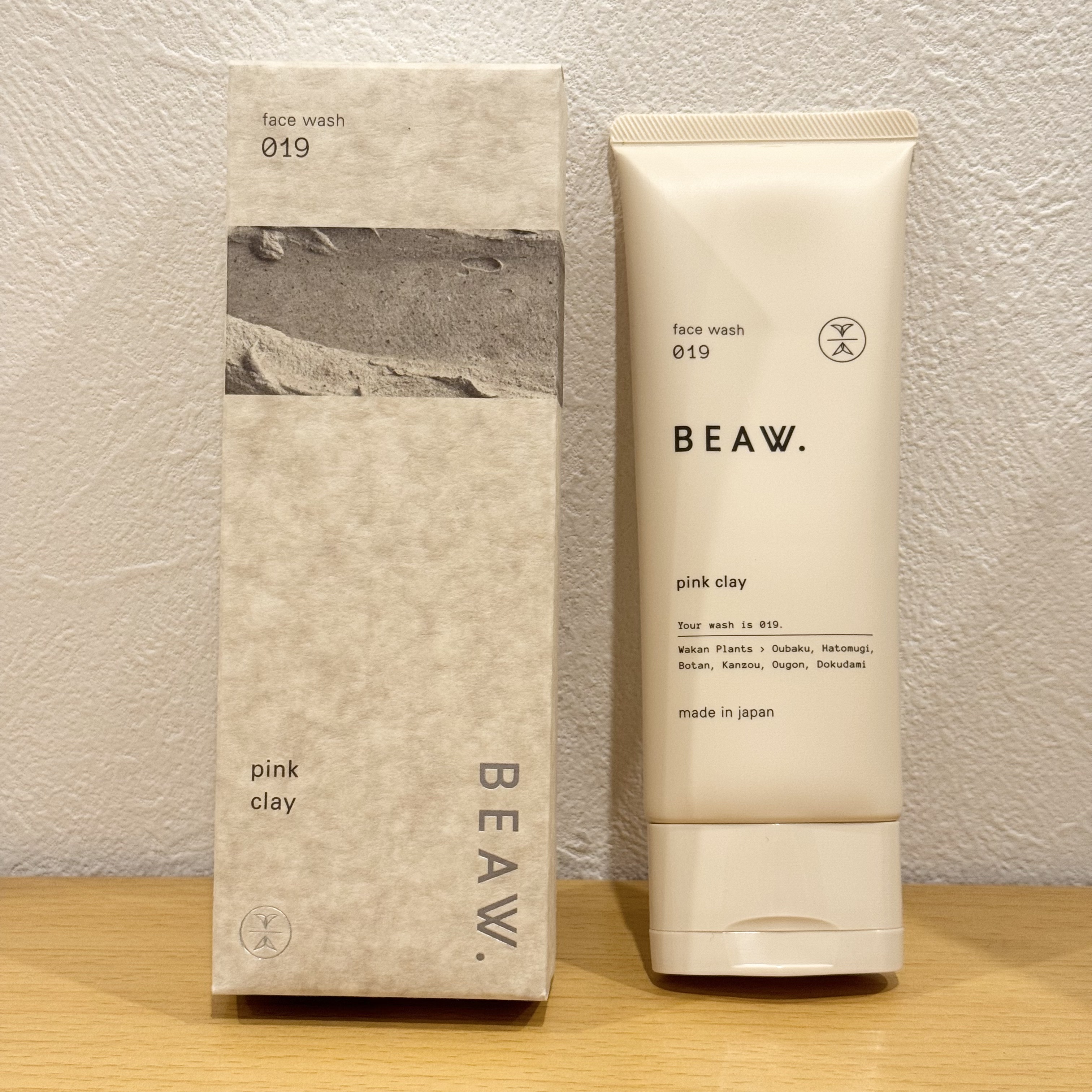 フェイスウォッシュ019 ピンククレイ/BEAW./洗顔フォームを使ったクチコミ（1枚目）