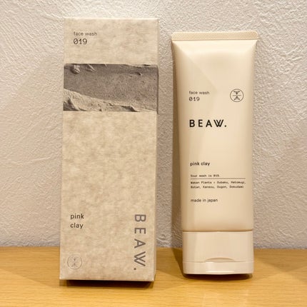 フェイスウォッシュ019 ピンククレイ/BEAW./洗顔フォームを使ったクチコミ(1枚目)