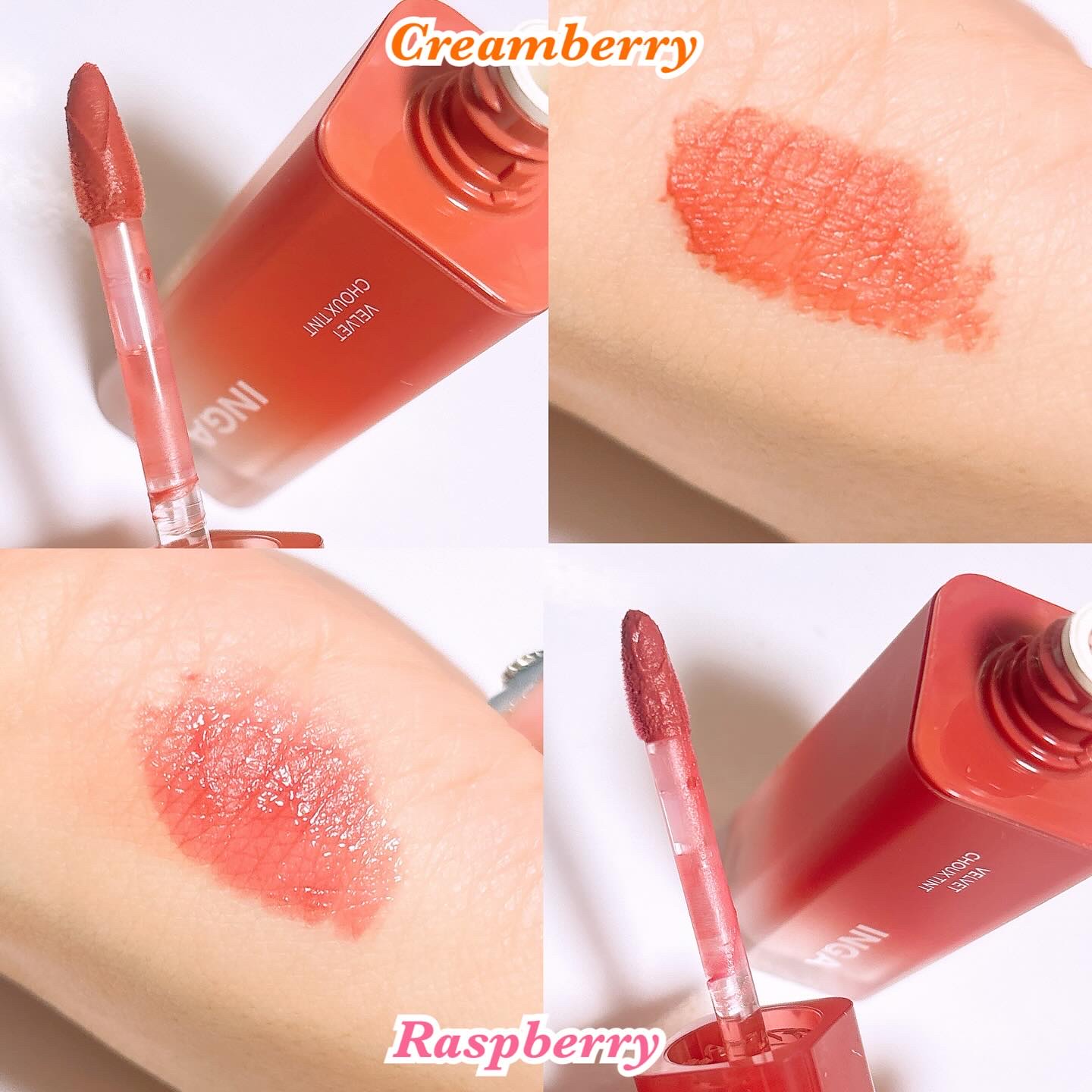 ベルベットシューティント/INGA/リップティントを使ったクチコミ（3枚目）