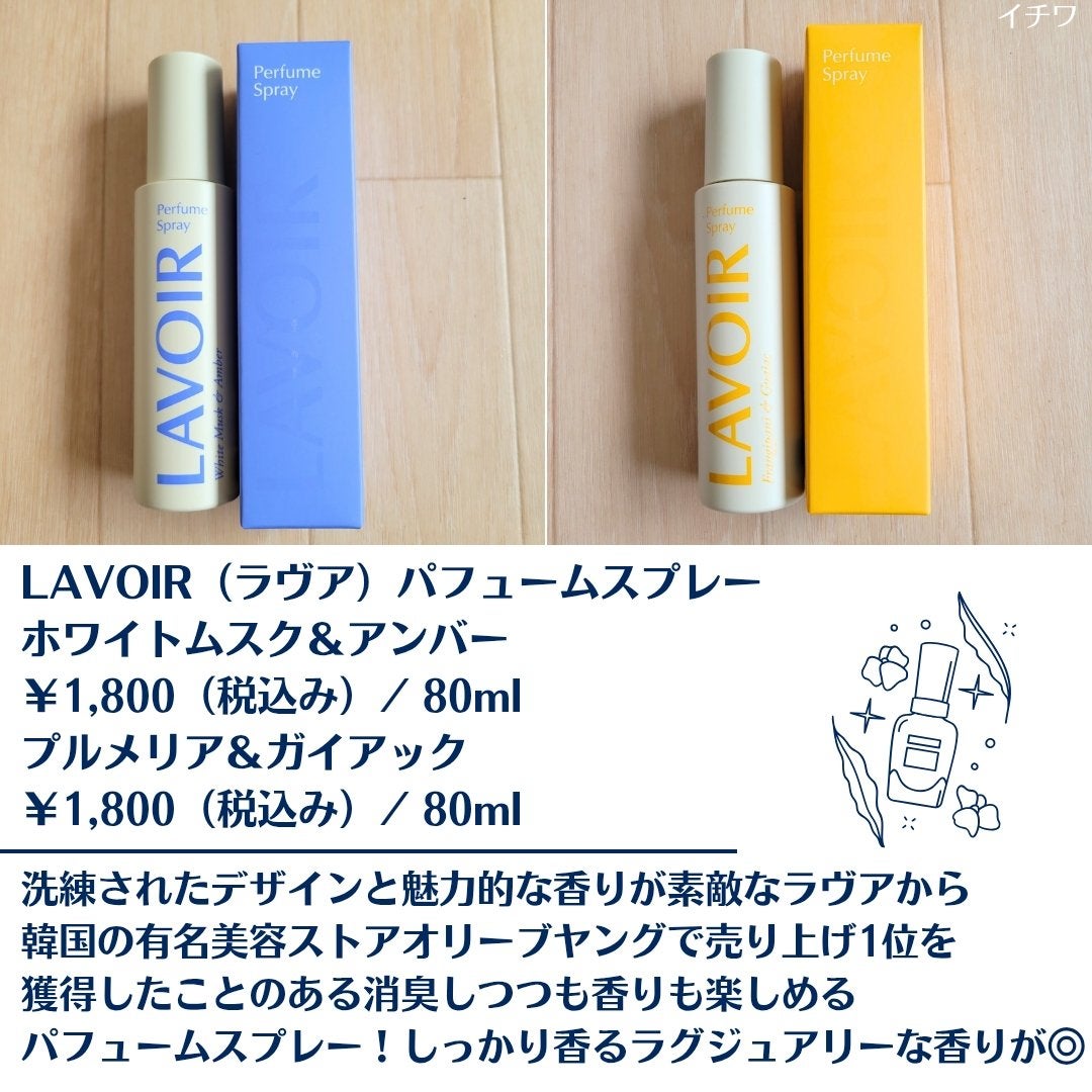 パフュームスプレー プルメリア&ガイアック/LAVOIR/香水(その他)を使ったクチコミ(2枚目)