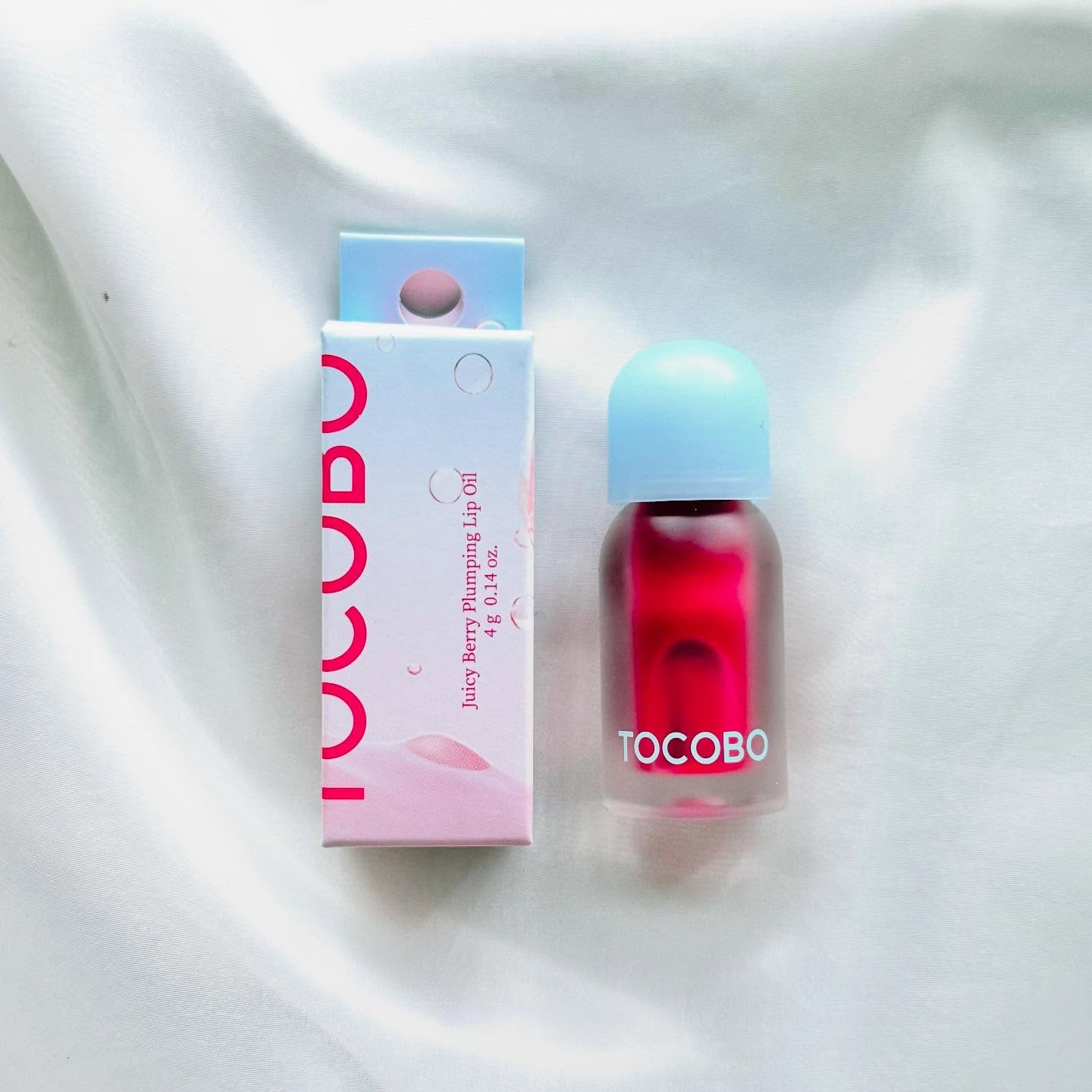 ジューシーベリープランピングリップオイル/TOCOBO/リップグロスを使ったクチコミ（2枚目）