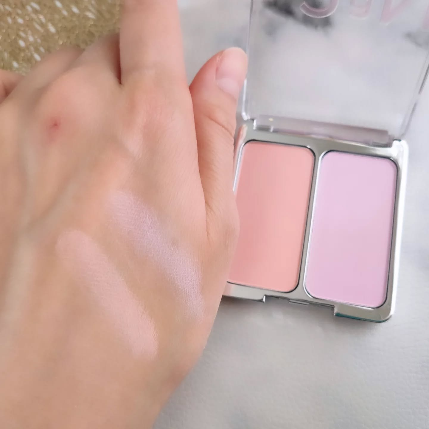 デュアルチーク/2aN/パウダーチークを使ったクチコミ（3枚目）