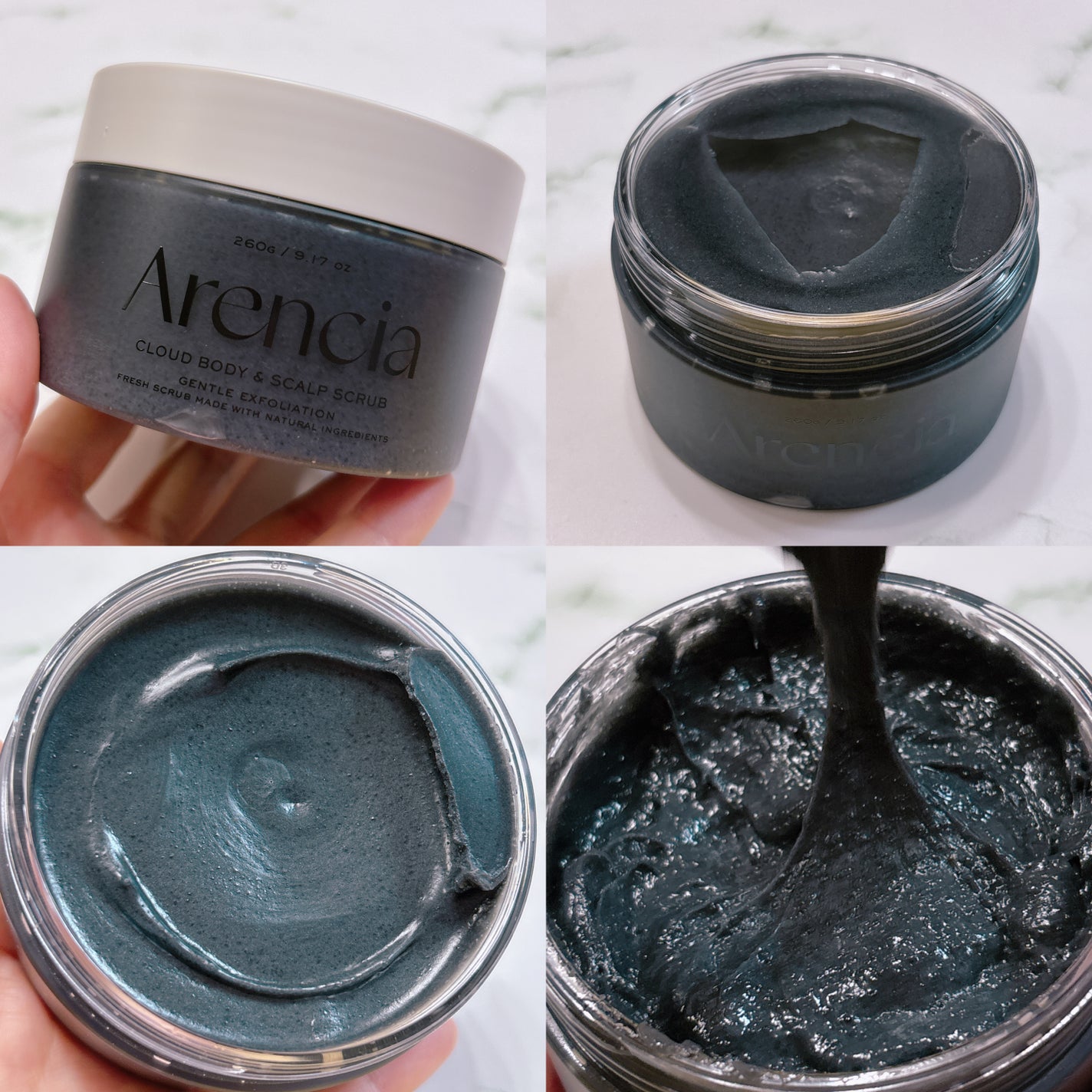 フレッシュクラウドスクラブ ブラックティー&ユズ/アレンシア/スクラブ・ゴマージュを使ったクチコミ(2枚目)