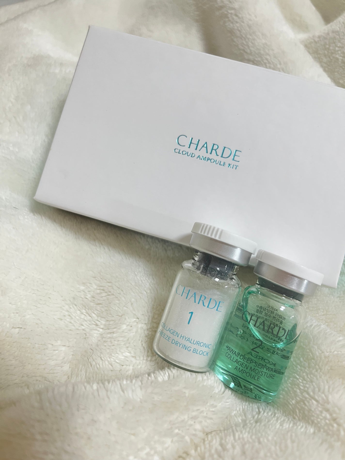 クラウドアンプル 1week キット/CHARDE/美容液を使ったクチコミ(1枚目)