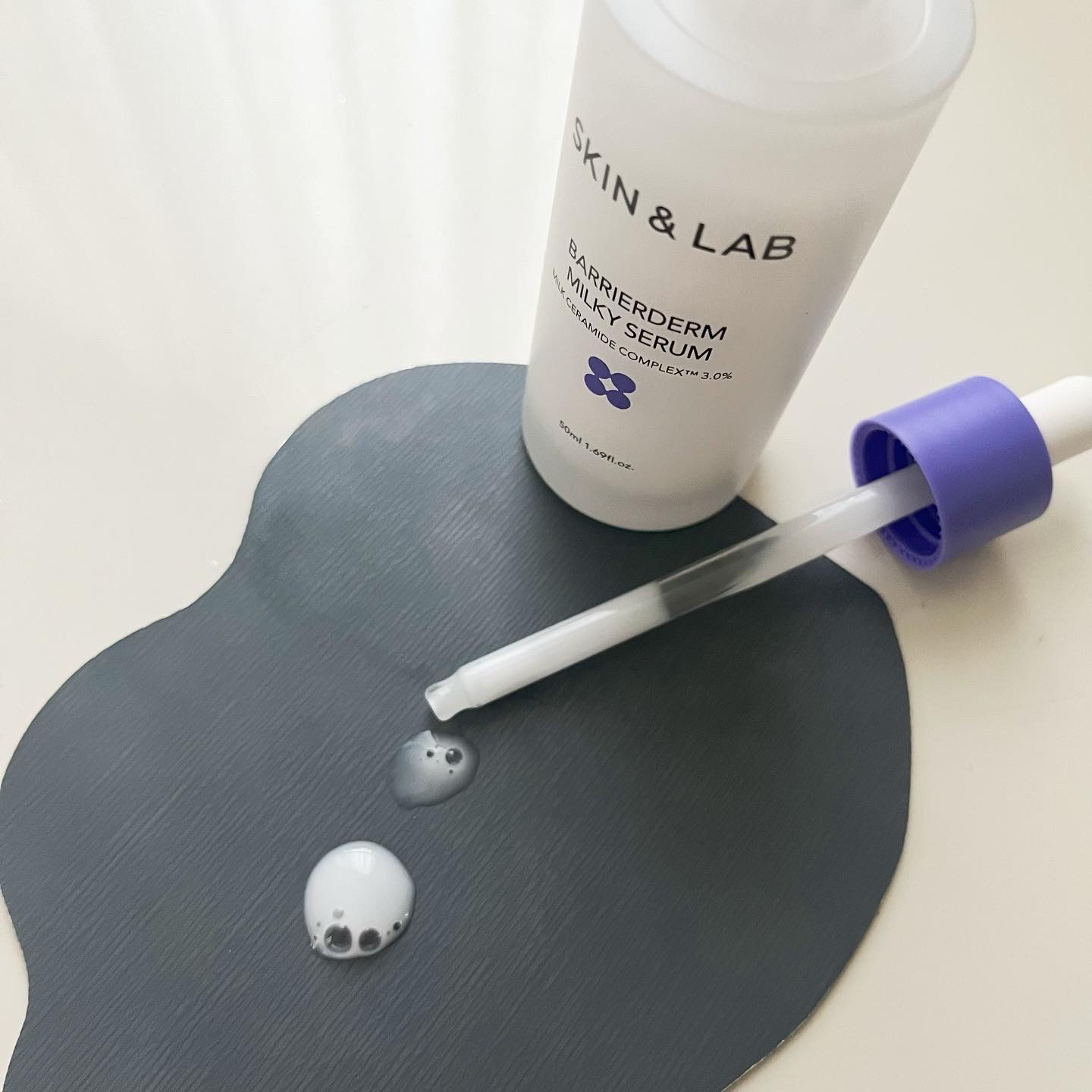 バリアダームミルキーセラム/SKIN&LAB/美容液を使ったクチコミ（3枚目）