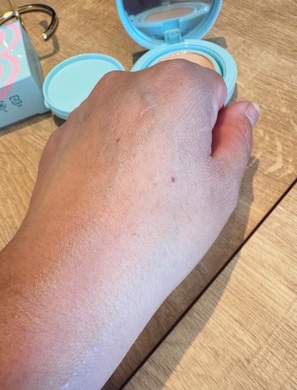 Glow me mesh cushion /Likebel/クッションファンデーションを使ったクチコミ(5枚目)