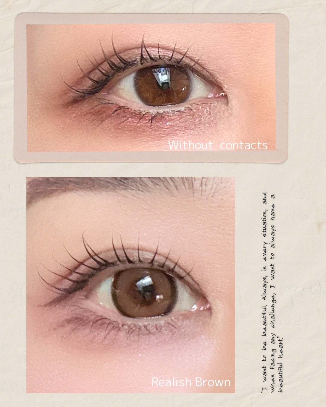 Realish 1day/OLENS/ワンデー(1DAY)カラコンを使ったクチコミ(6枚目)