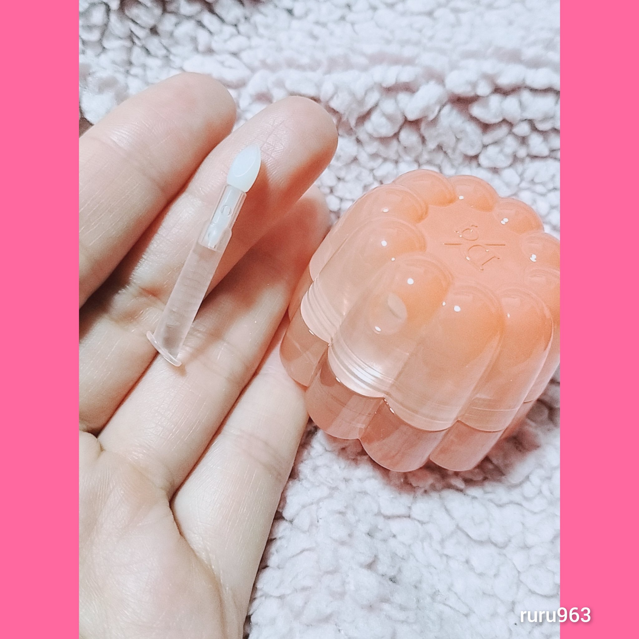 チューインググロウポット 03 ハニーマンゴ/dasique/口紅を使ったクチコミ（2枚目）