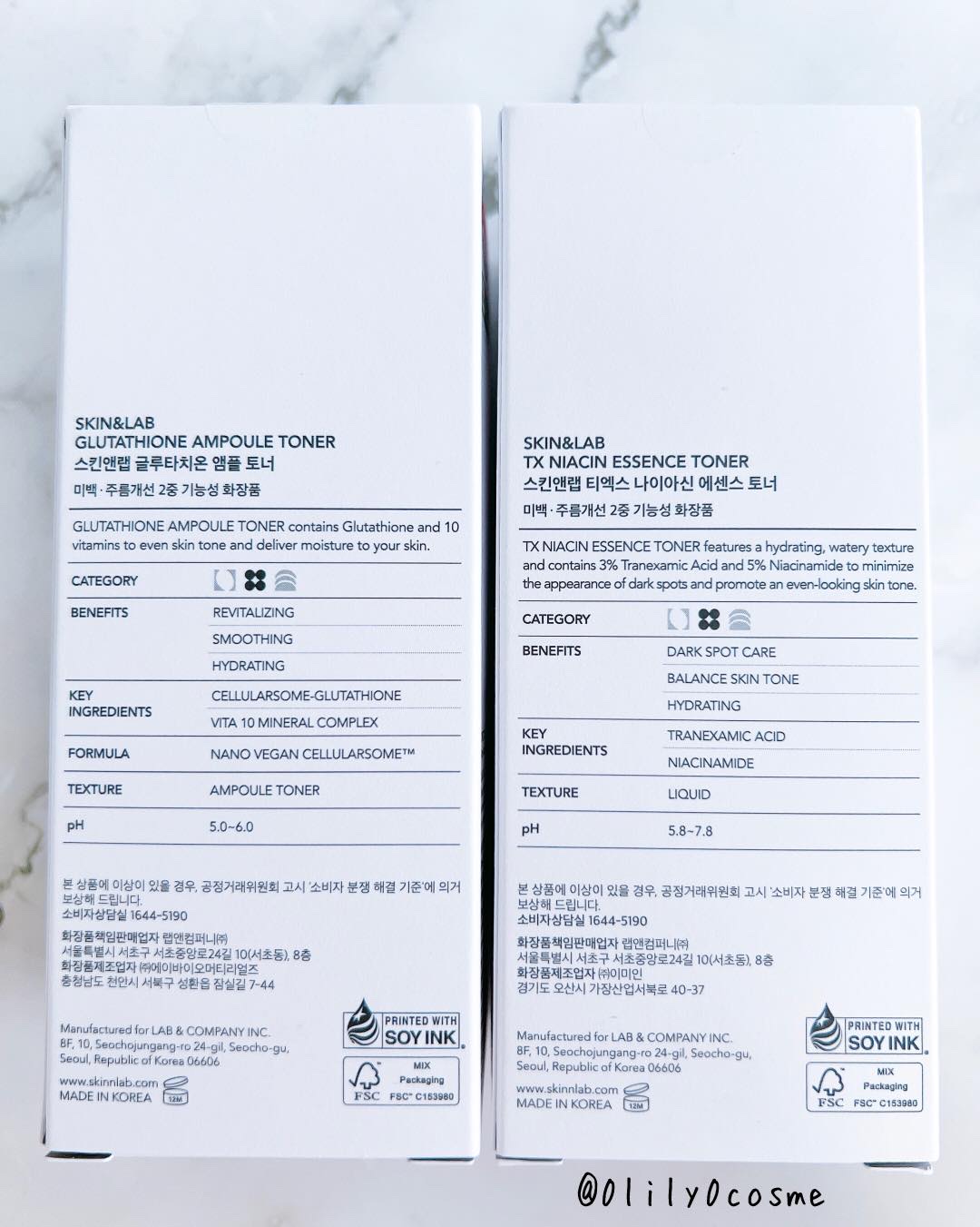 グルタチオンアンプルトナー/SKIN&LAB/化粧水を使ったクチコミ（2枚目）