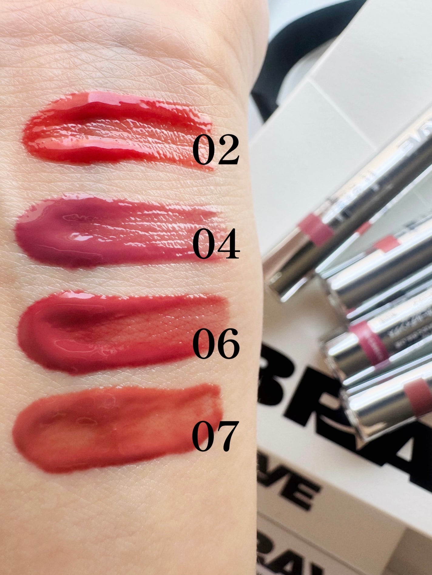 THIN GLOW TINT/BRAYE/口紅を使ったクチコミ(2枚目)