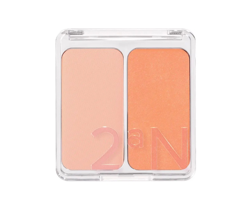 デュアルチーク 【新】12 オレンジフレア/2aN/パウダーチークを使ったクチコミ（1枚目）