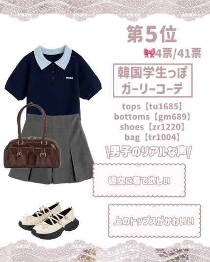 苺鈴 on LIPS 「男子の本音聞いてみた!!男子ウケ良いモテコーデランキング発表♡..」(4枚目)