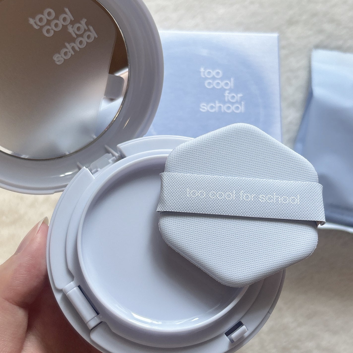 エアーフィットクッション/too cool for school/クッションファンデーションを使ったクチコミ(3枚目)