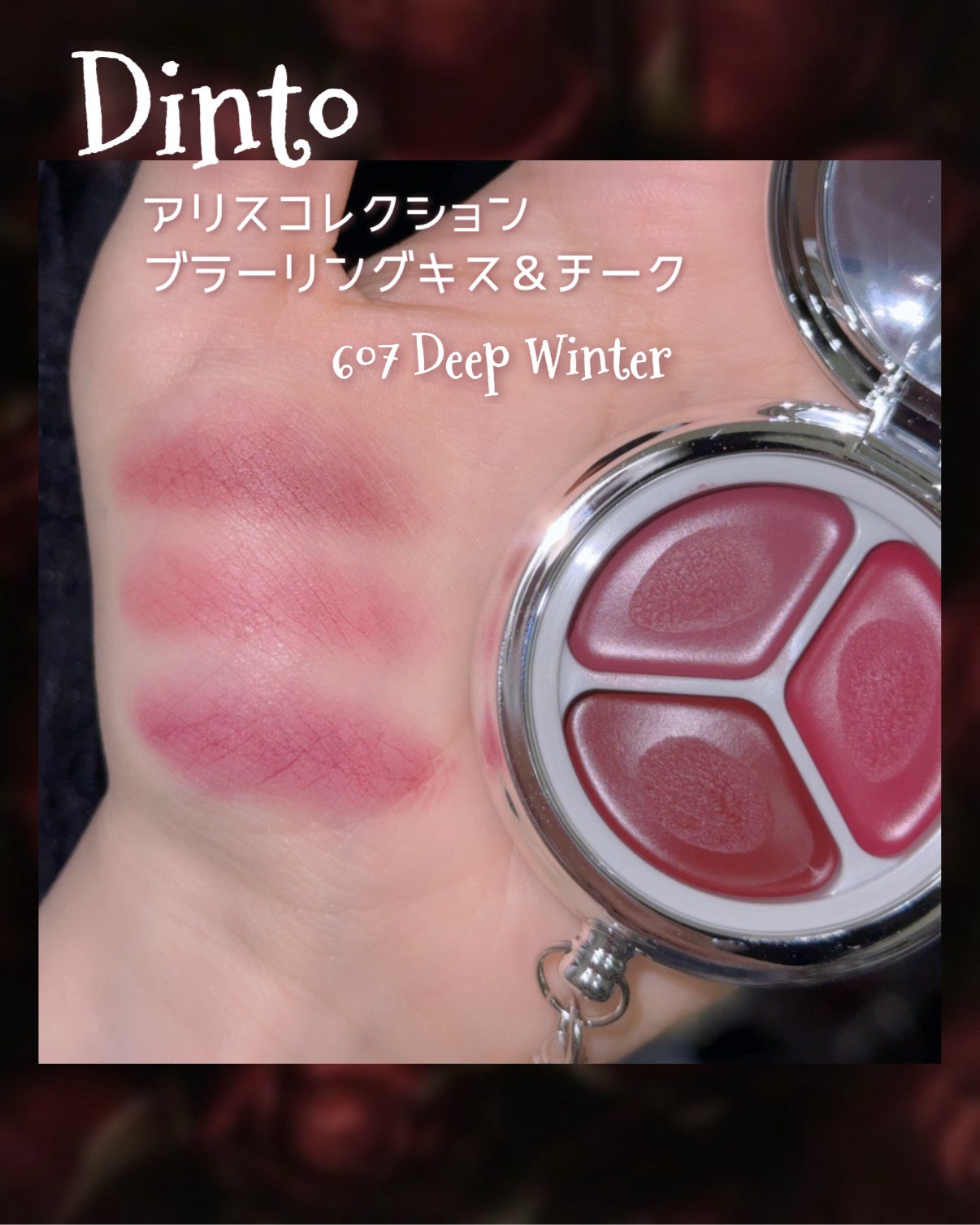 ブラーリングタイムトゥーキスアンドブラッシュ/Dinto/口紅を使ったクチコミ(2枚目)