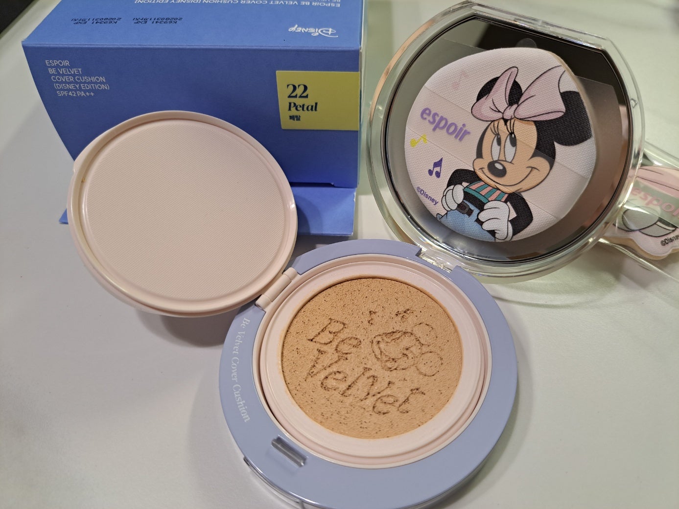 ビーベルベットカバークッション/espoir/クッションファンデーションを使ったクチコミ(2枚目)