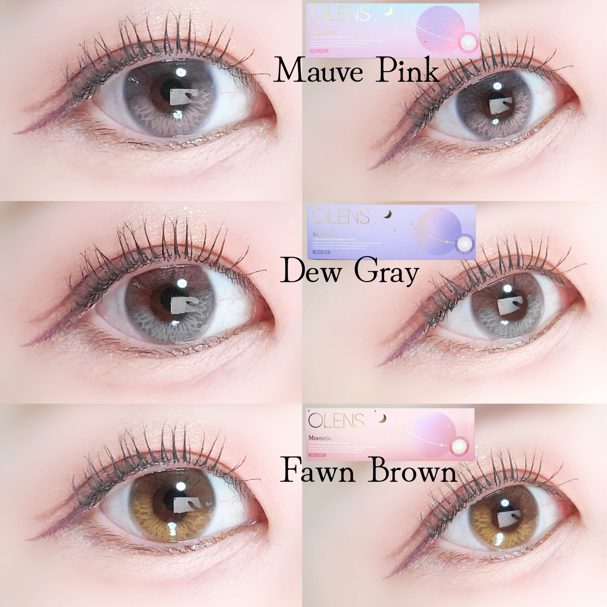 Moonrise 1day/OLENS/ワンデー（１DAY）カラコンを使ったクチコミ（2枚目）