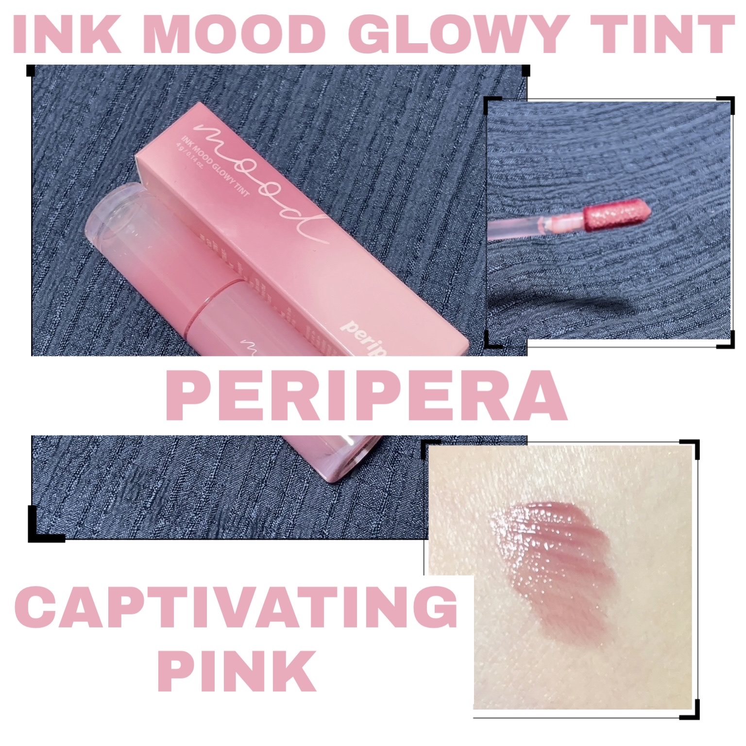 ペリペラ インク ムード グロイ ティント 10 CAPTIVATING PINK/PERIPERA/リップティントを使ったクチコミ（1枚目）