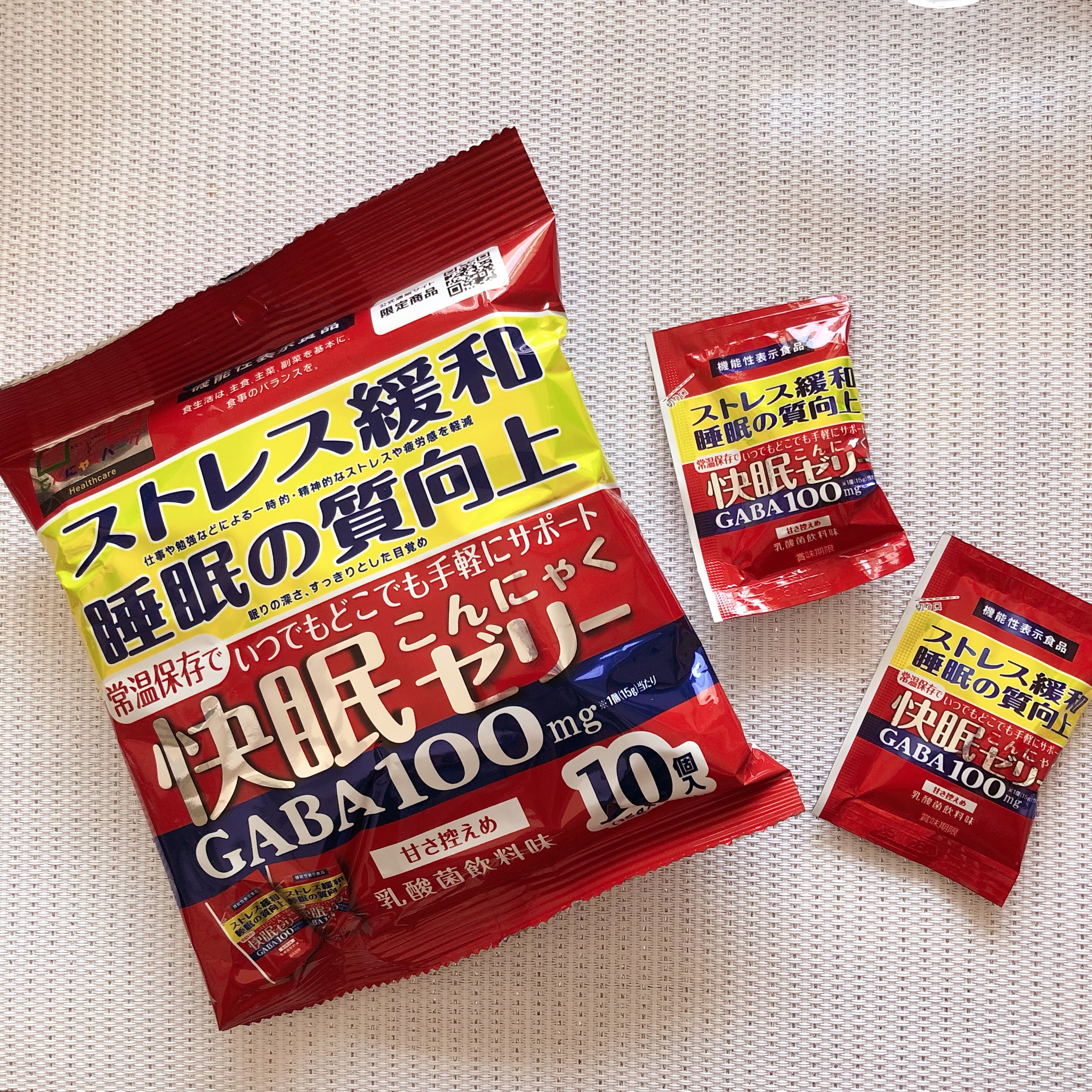 快眠こんにゃくゼリー/こんにゃくパーク/その他食品を使ったクチコミ（1枚目）