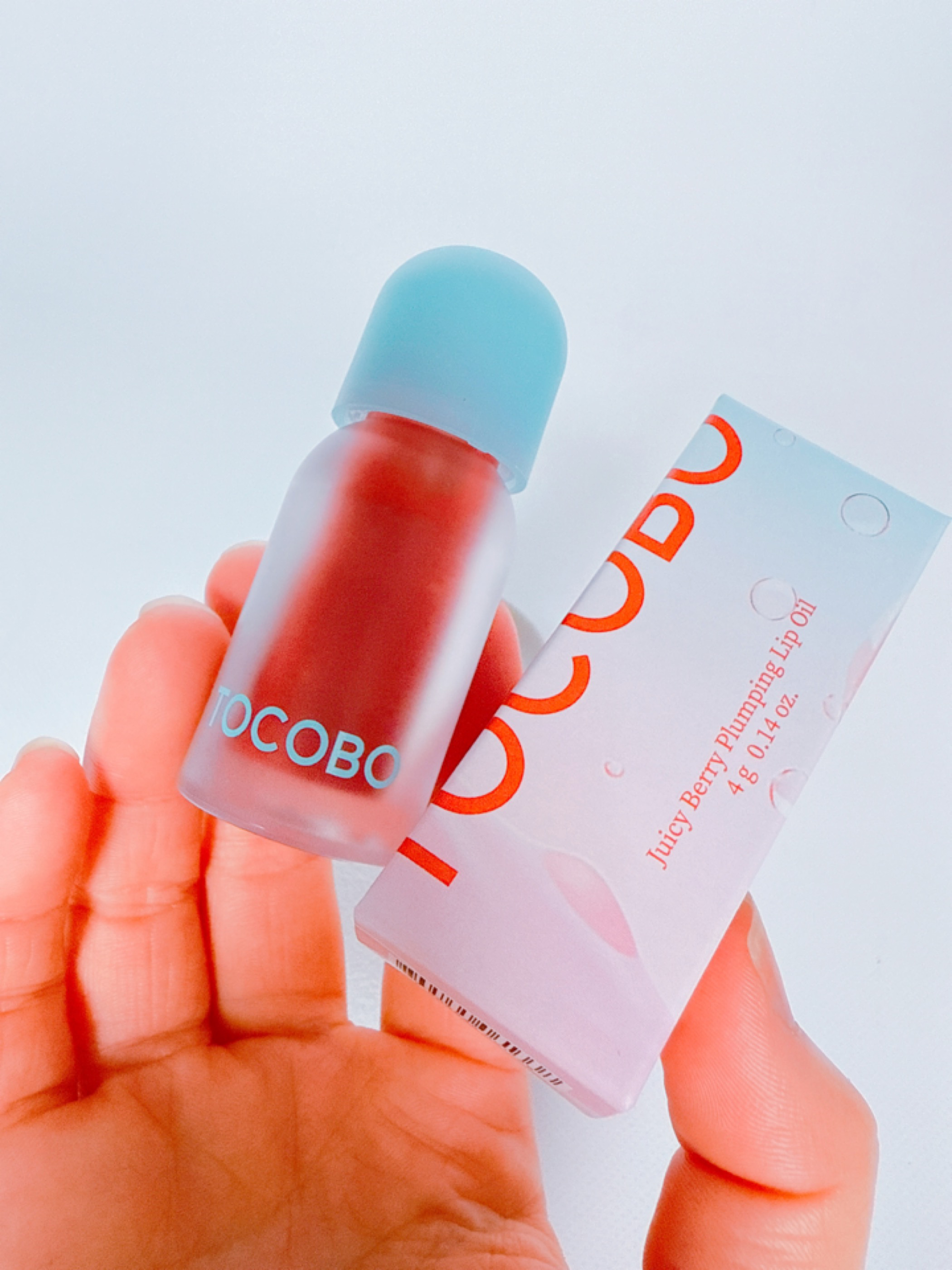 ジューシーベリープランピングリップオイル/TOCOBO/リップグロスを使ったクチコミ（2枚目）