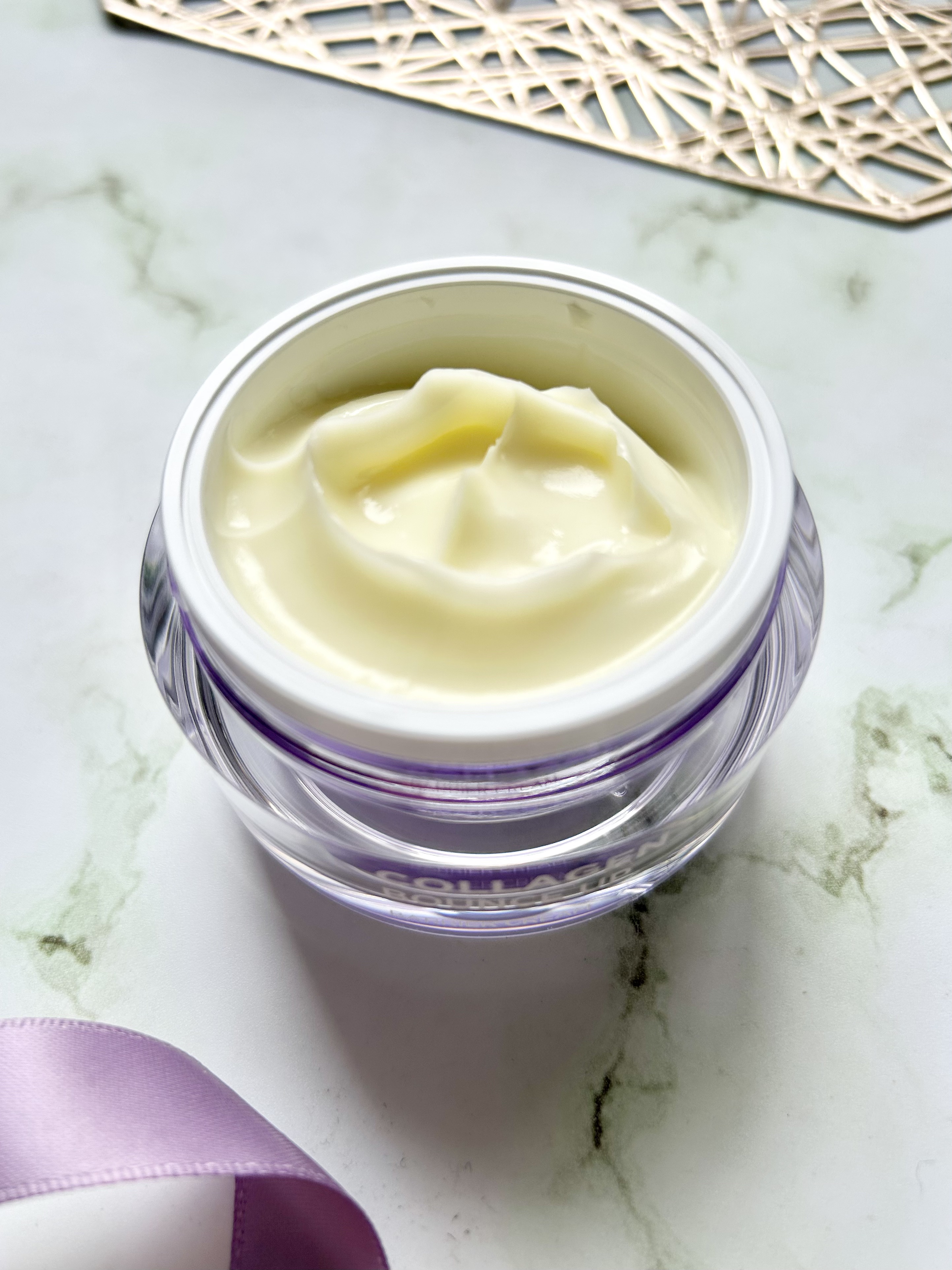 コラーゲンバウンスアップバリアクリーム/SNP/フェイスクリームを使ったクチコミ（3枚目）