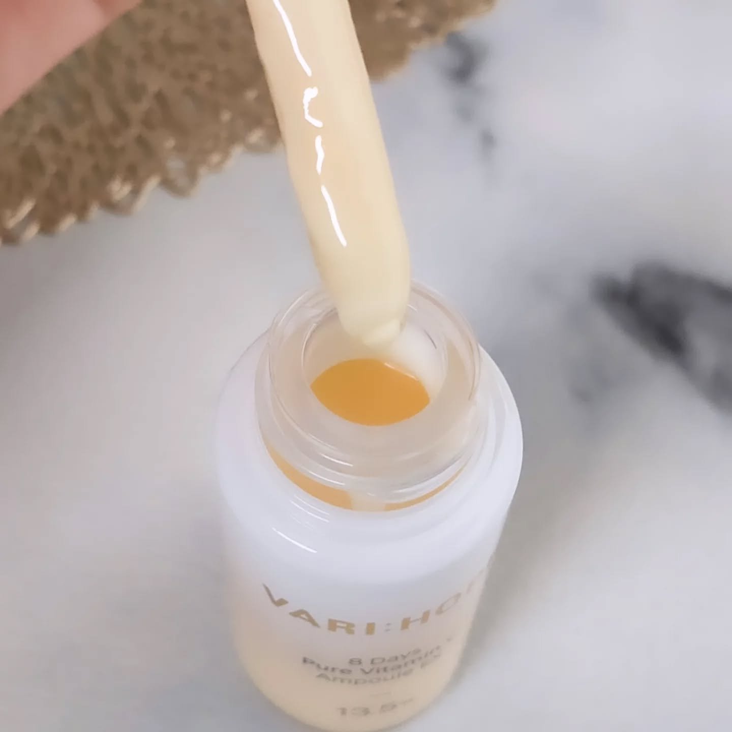 ８デイズピュアビタミンCアンプル/VARI:HOPE/美容液を使ったクチコミ（3枚目）