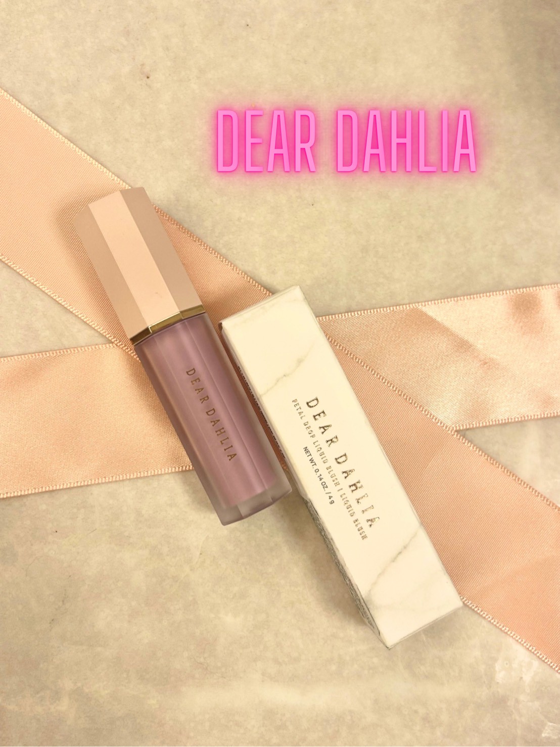 ペタルドロップリキッドブラッシャー/DEAR DAHLIA/リキッドチークを使ったクチコミ（1枚目）