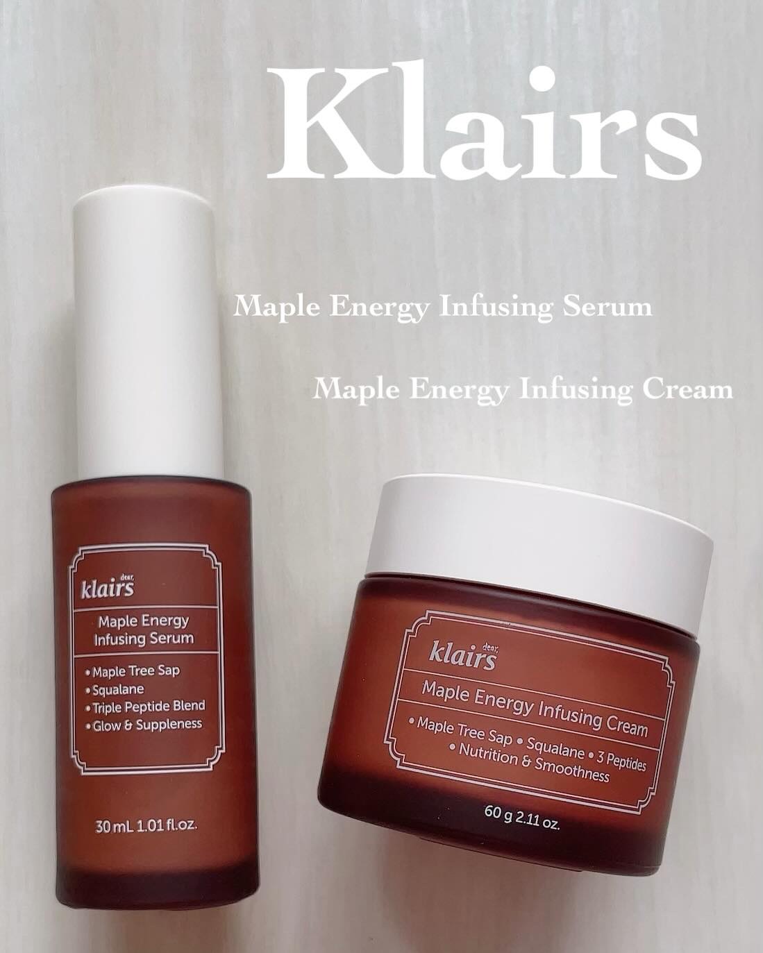 メープルエナジーインフュージングクリーム/Klairs/フェイスクリームを使ったクチコミ（1枚目）