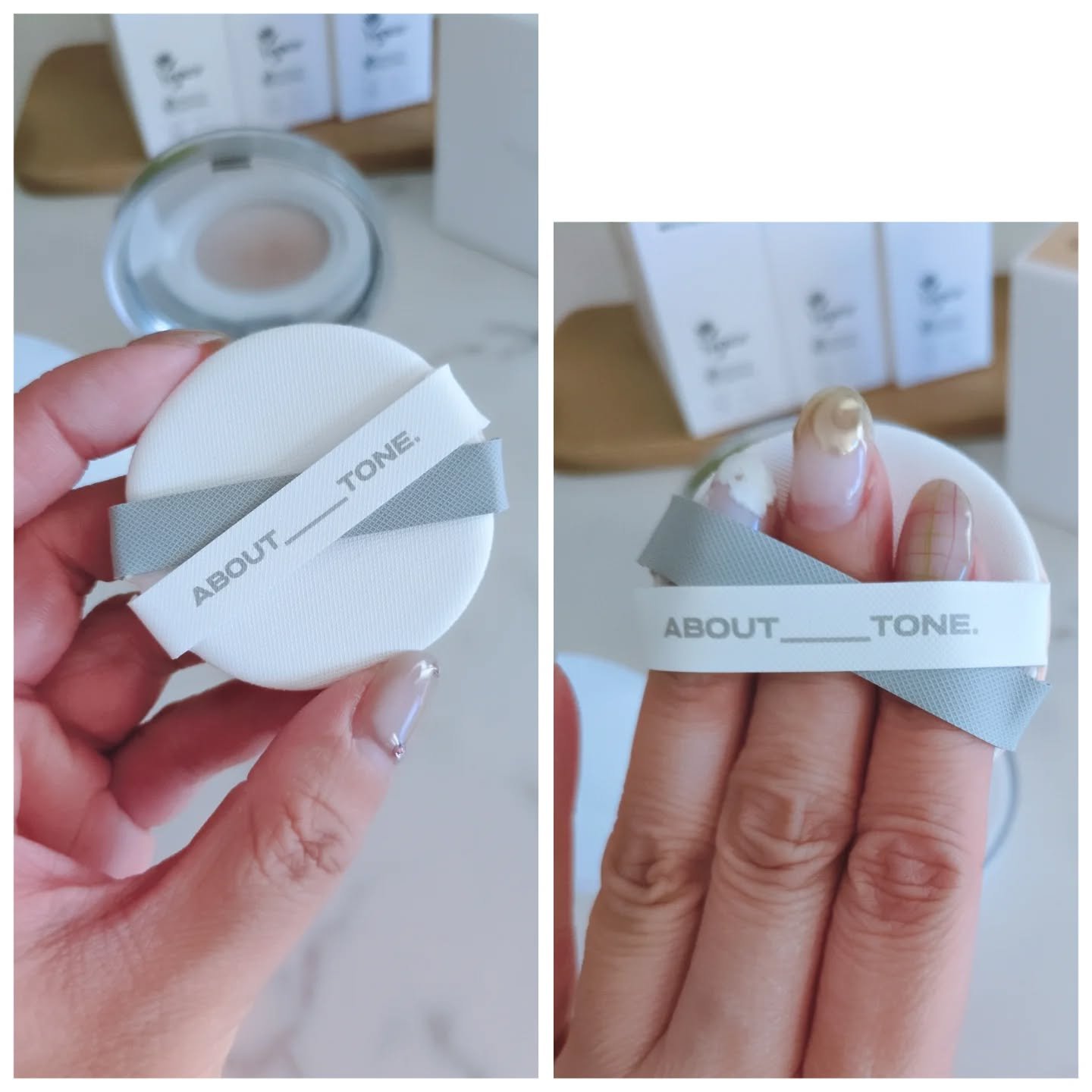 スキンレイヤーフィットクッション/ABOUT TONE/クッションファンデーションを使ったクチコミ（3枚目）