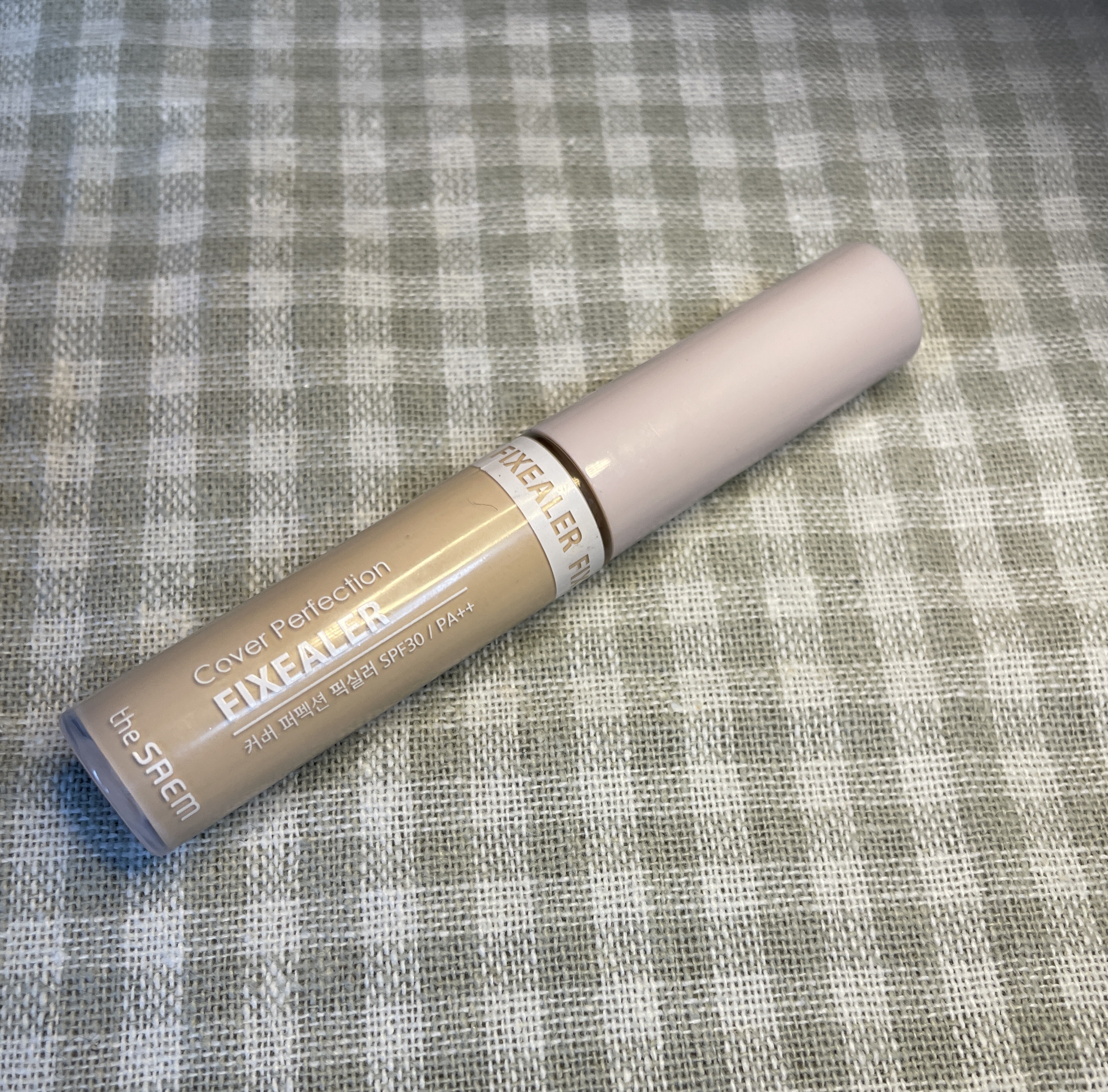 the SAEM カバーパーフェクション フィクシーラーのクチコミ「【使った商品】
The Saem
コンシーラー カバーパーフェクション
フィクシラー 
01 .....」（2枚目）