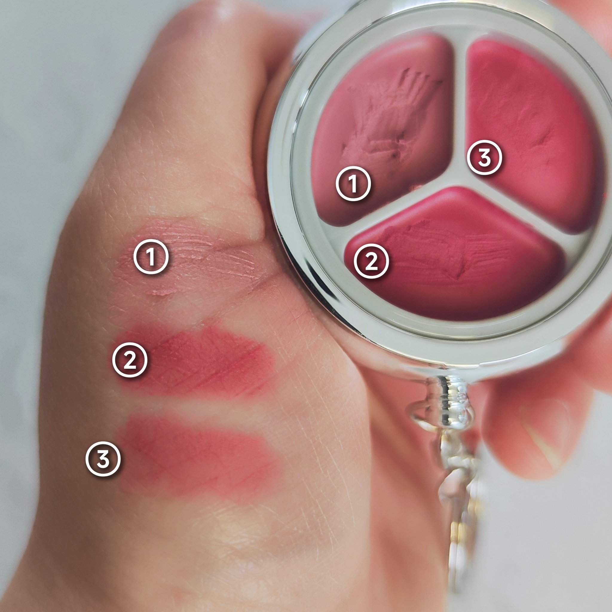 グローイングタイムトゥーキスアンドブラッシュ/Dinto/口紅を使ったクチコミ（3枚目）