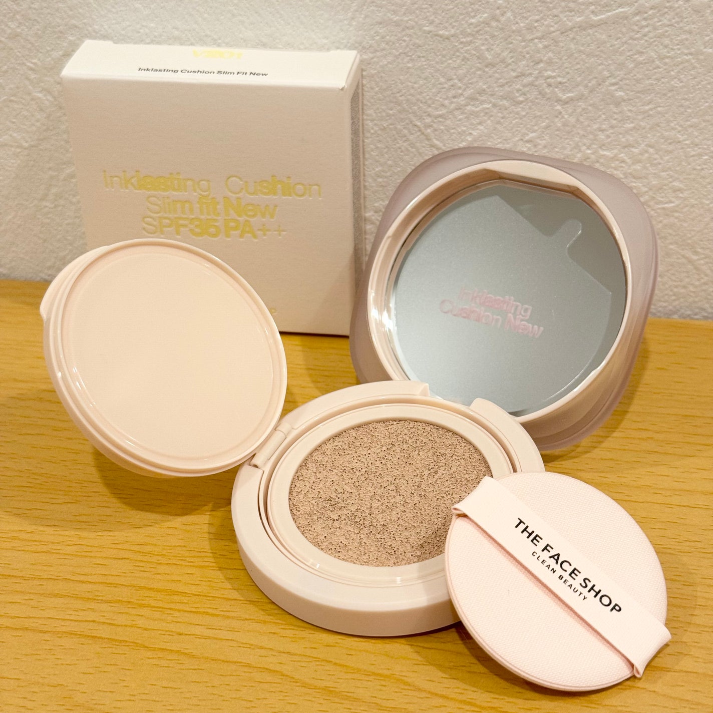 インクラスティングクッションファンデーション/THE FACE SHOP/クッションファンデーションを使ったクチコミ(1枚目)