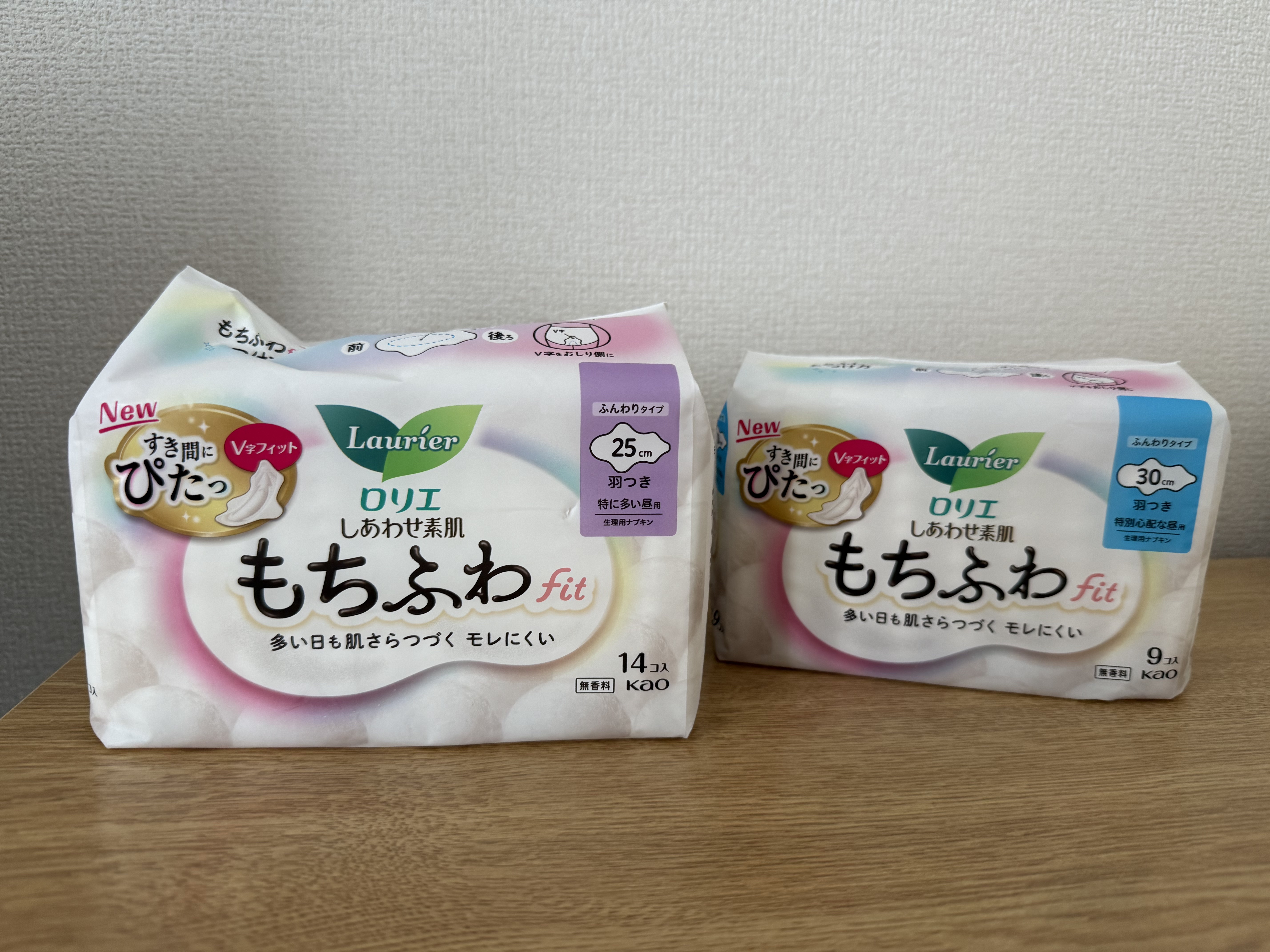 ロリエ もちふわ fit 25cm 羽つき 14コ入 (医薬部外品 )/ロリエ/ナプキンを使ったクチコミ（1枚目）