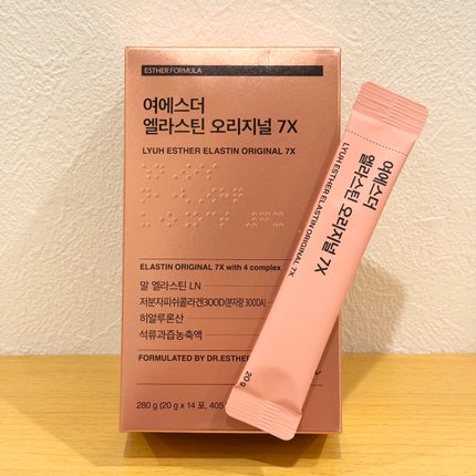 ヨエスターエラスチンオリジナル7X/ESTHER FORMULA/美容サプリメントを使ったクチコミ(1枚目)