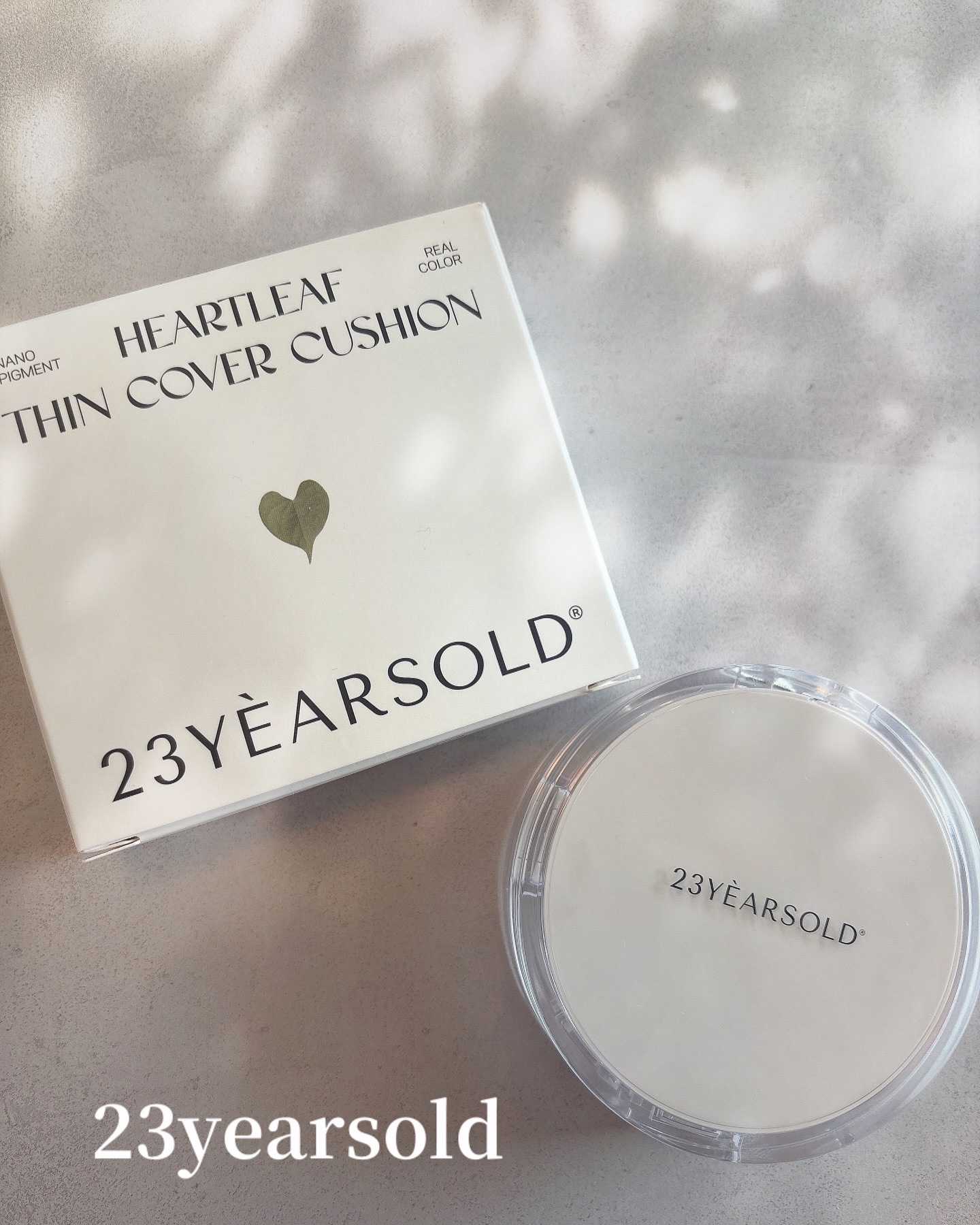 ハートリーフシーンカバークッション/23years old/クッションファンデーションを使ったクチコミ（1枚目）