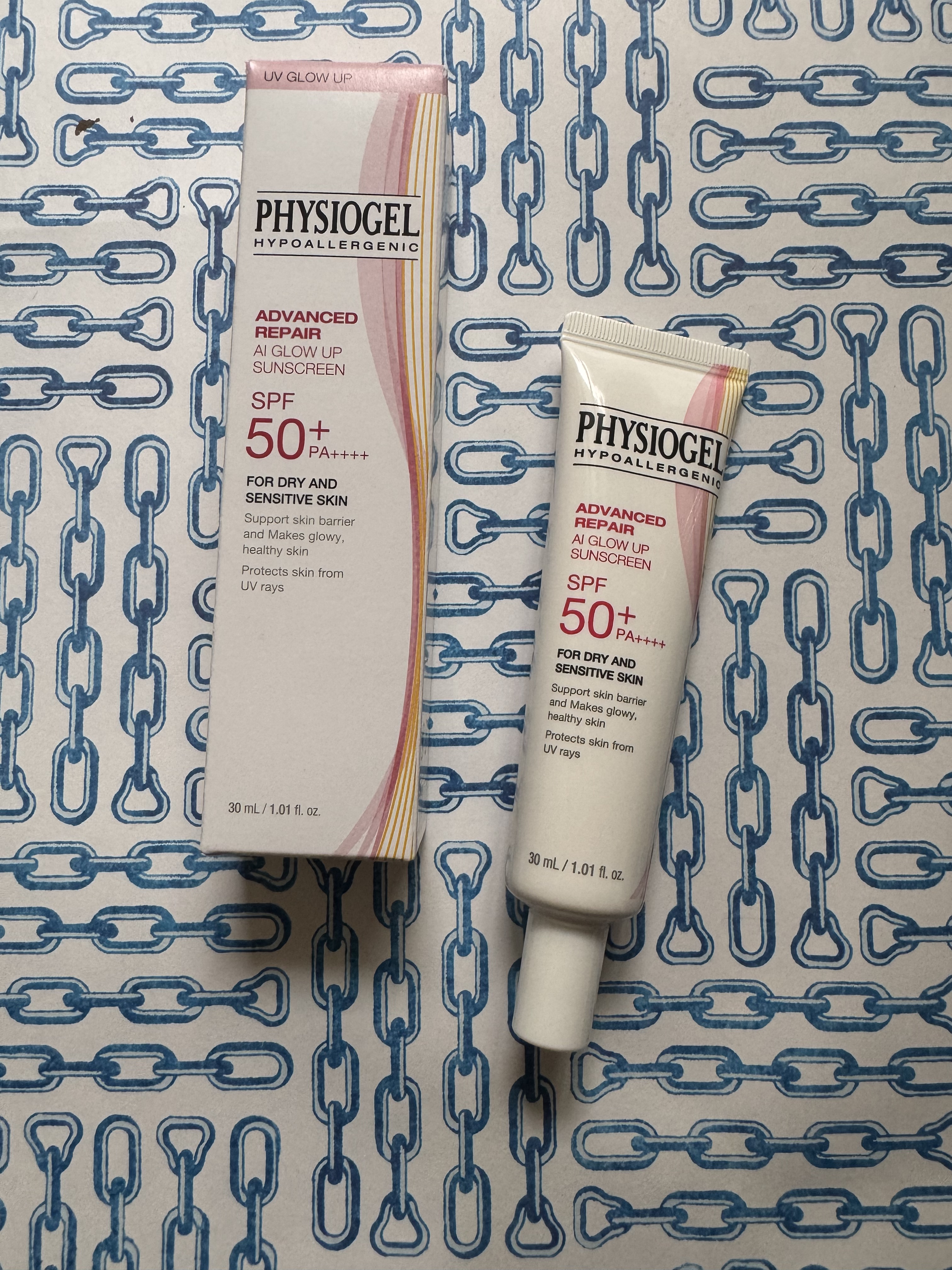アドバンスドリペア　ＡＩトーンアップ　ベージュ/PHYSIOGEL/日焼け止めクリームを使ったクチコミ（1枚目）