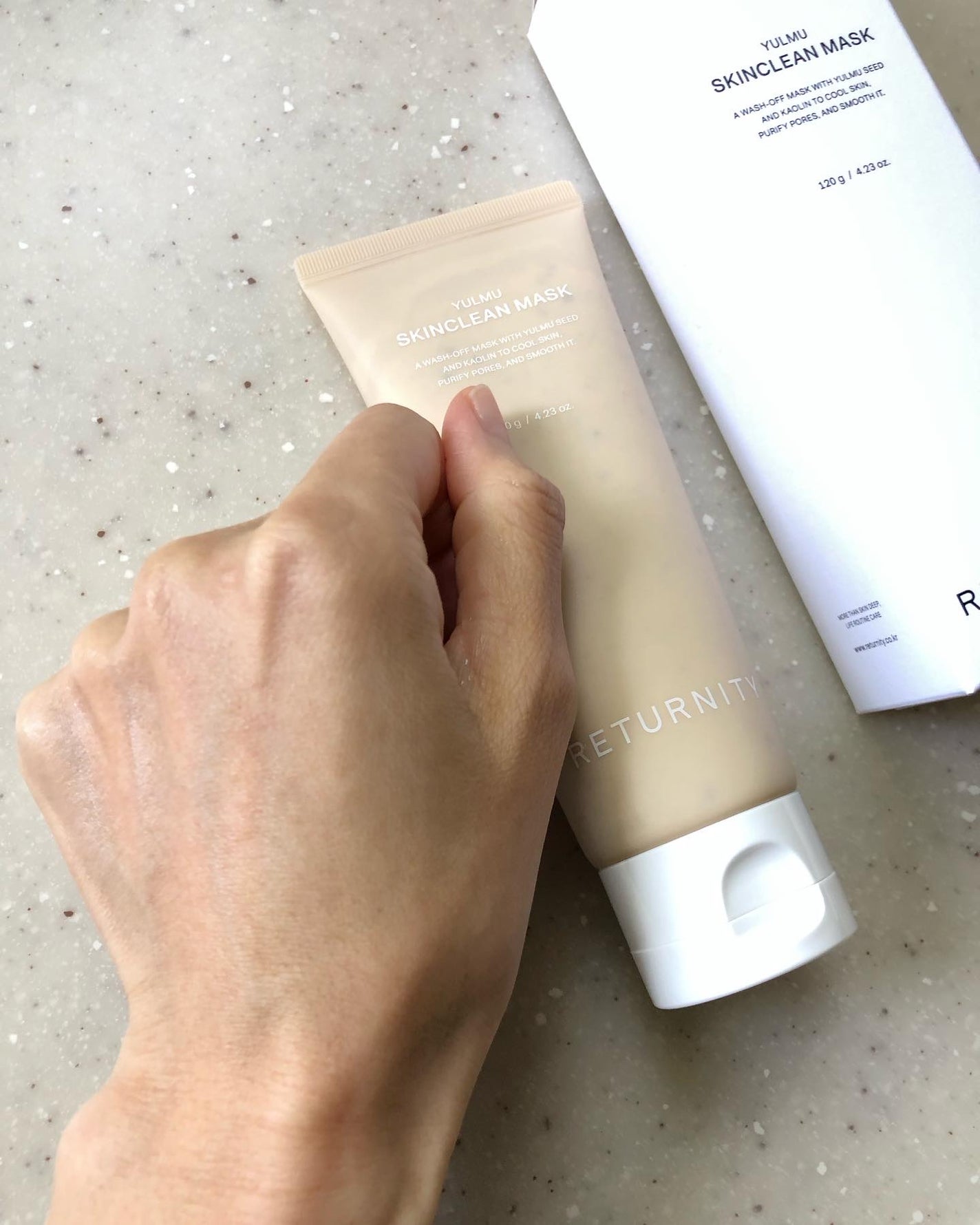 ユルムスキンクリーンパック/RETURNITY/洗い流すパック・マスクを使ったクチコミ(4枚目)