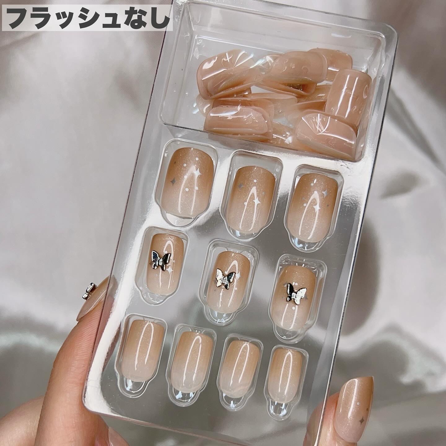 TPUネイルチップ（shape:Regular Square）/Muzmak/ネイルチップ・パーツを使ったクチコミ（3枚目）