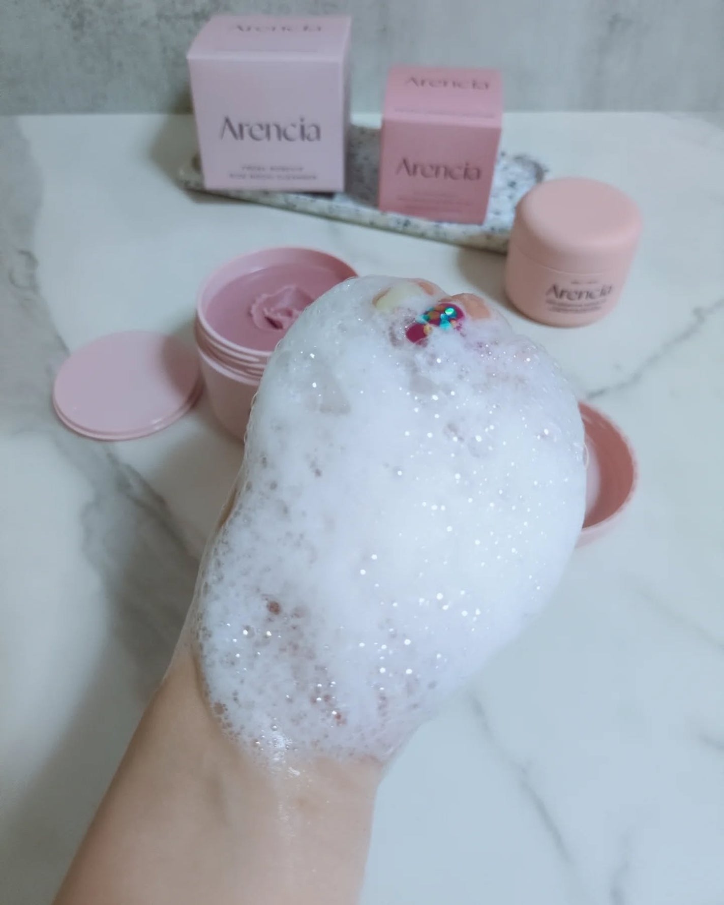アレンシアフレッシュもちソープ「ロイヤルローズヒップ」/アレンシア/その他洗顔料を使ったクチコミ(6枚目)