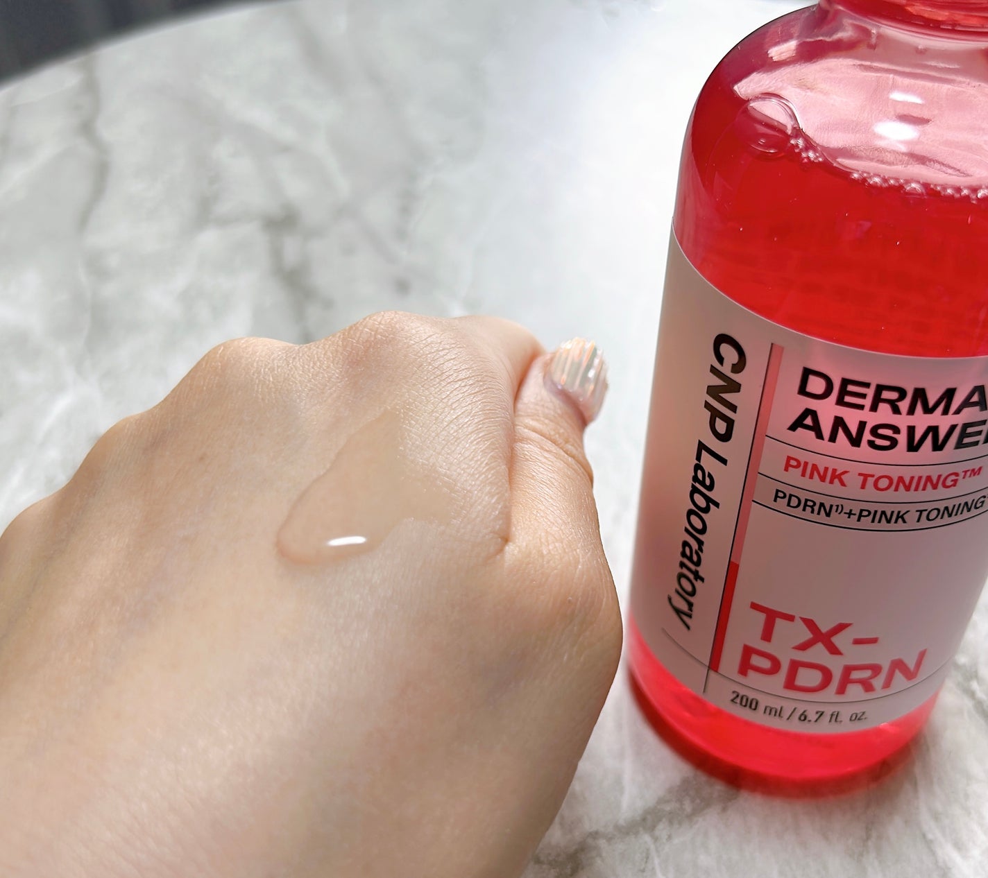 ダーマアンサーピンクトーニングトナー/CNP Laboratory/化粧水を使ったクチコミ(3枚目)
