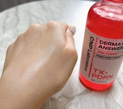 ダーマアンサーピンクトーニングトナー/CNP Laboratory/化粧水を使ったクチコミ(5枚目)