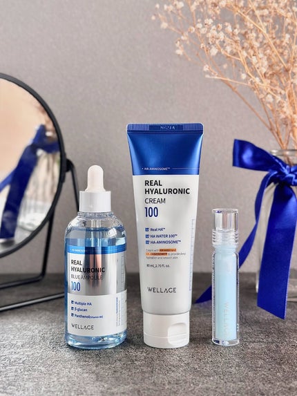リアルヒアルロニックブルーアンプル 100/Wellage/美容液を使ったクチコミ(6枚目)