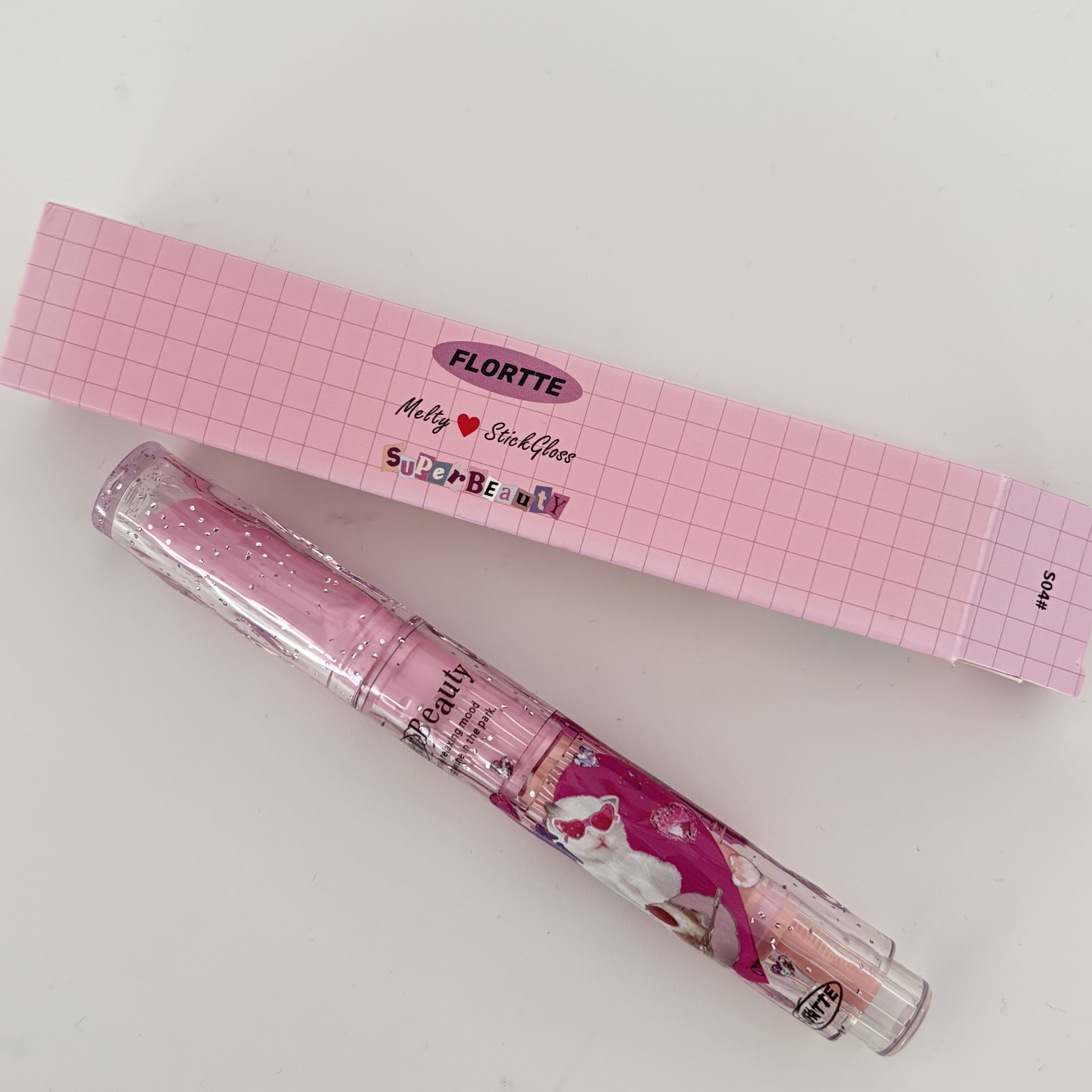 フロレット メルティーハート スティックグロス/FLORTTE/口紅を使ったクチコミ（1枚目）