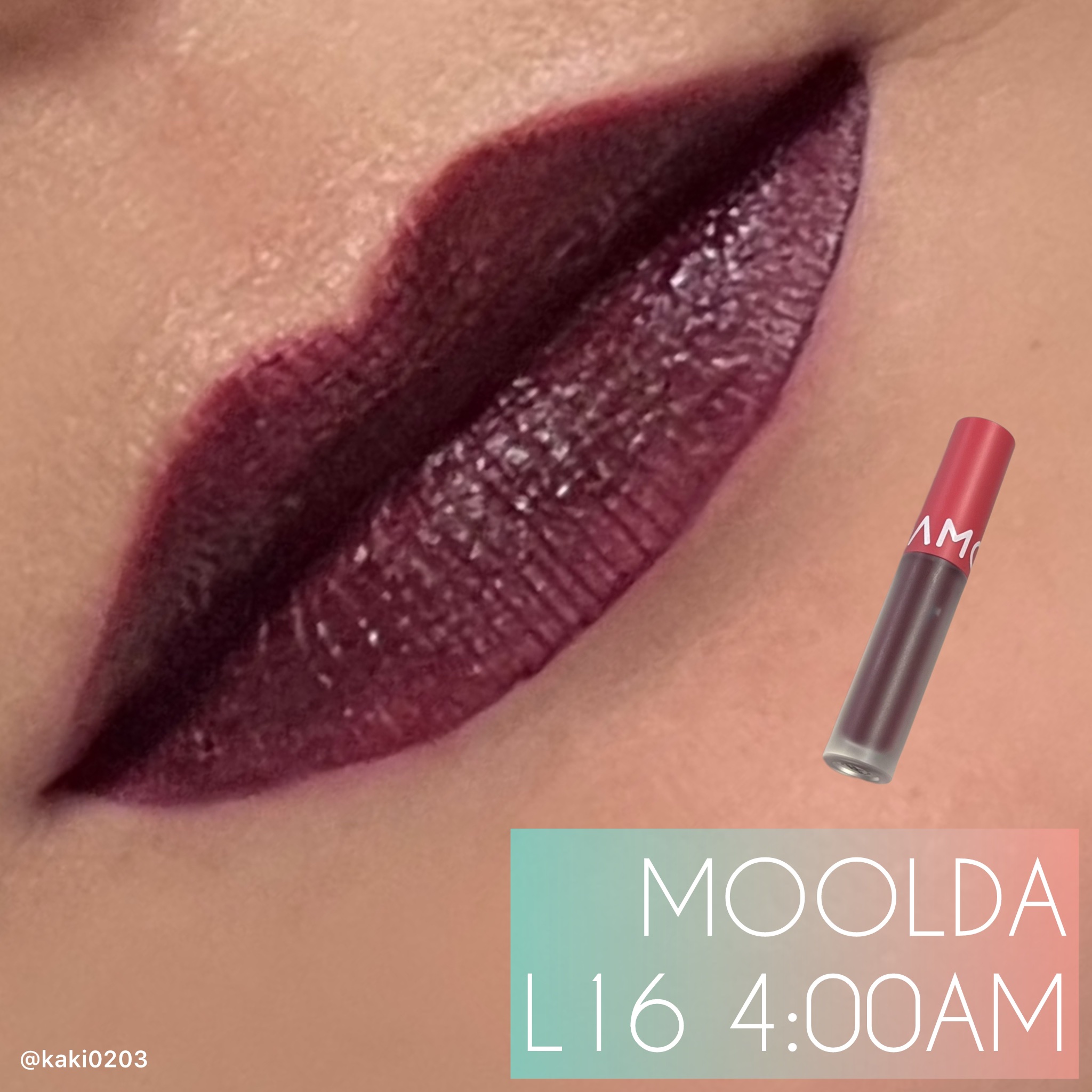 タトゥーフィクシングリップティント/MOOLDA/リップティントを使ったクチコミ（1枚目）