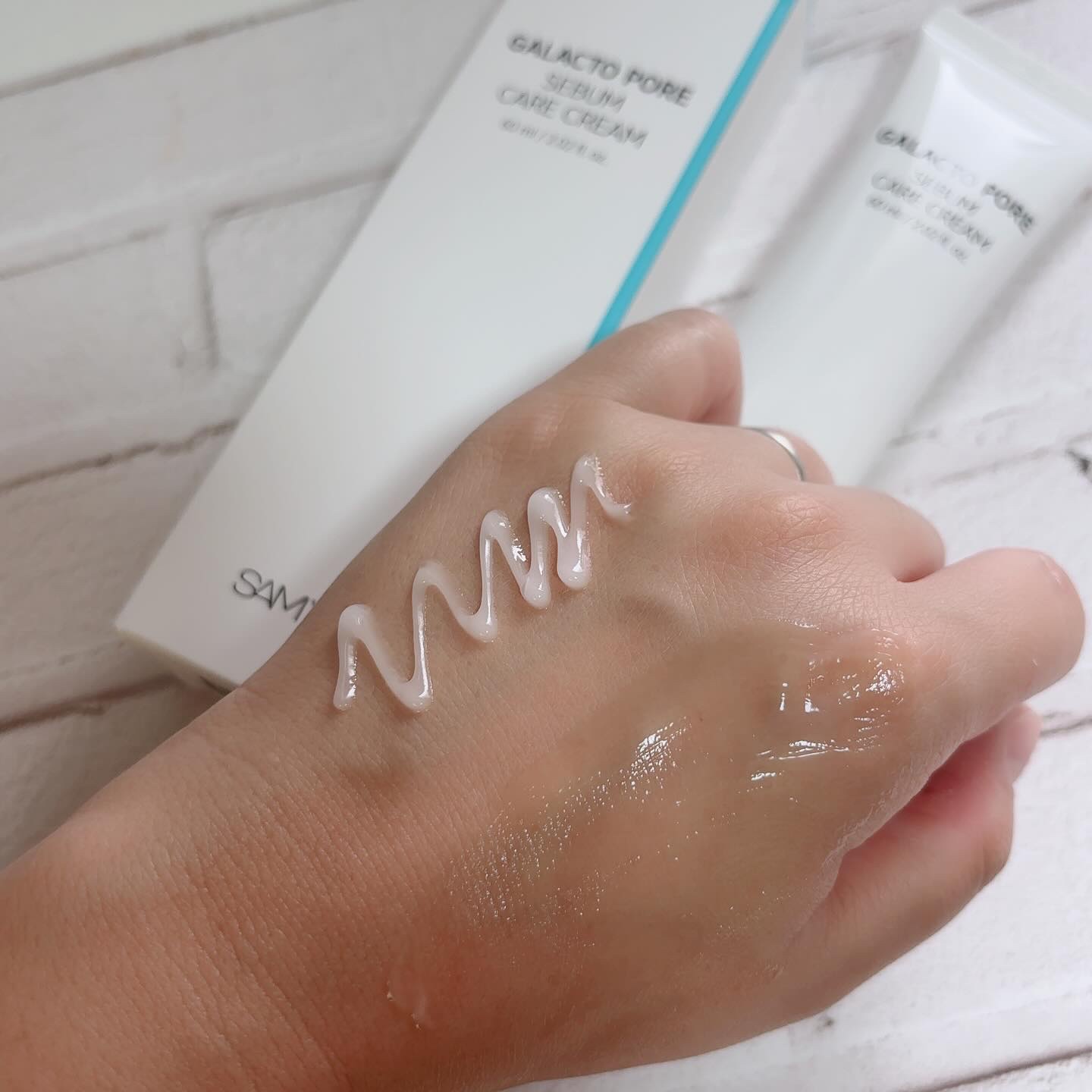 サミュ ガラクトポア セバムケアクリーム/SAM'U/フェイスクリームを使ったクチコミ（3枚目）