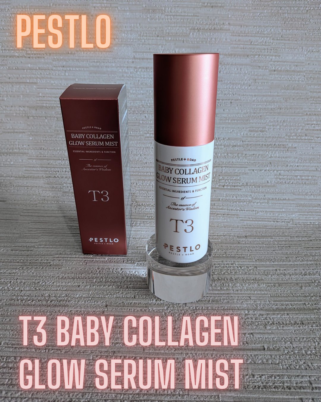 T3 ベビーコラーゲングローセラムミスト/PESTLO/ミスト状化粧水を使ったクチコミ（1枚目）