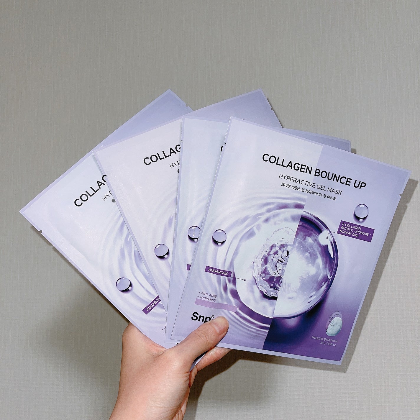 コラーゲンバウンスアップハイパーアクティブゲルマスク/SNP/シートマスク・パックを使ったクチコミ(2枚目)