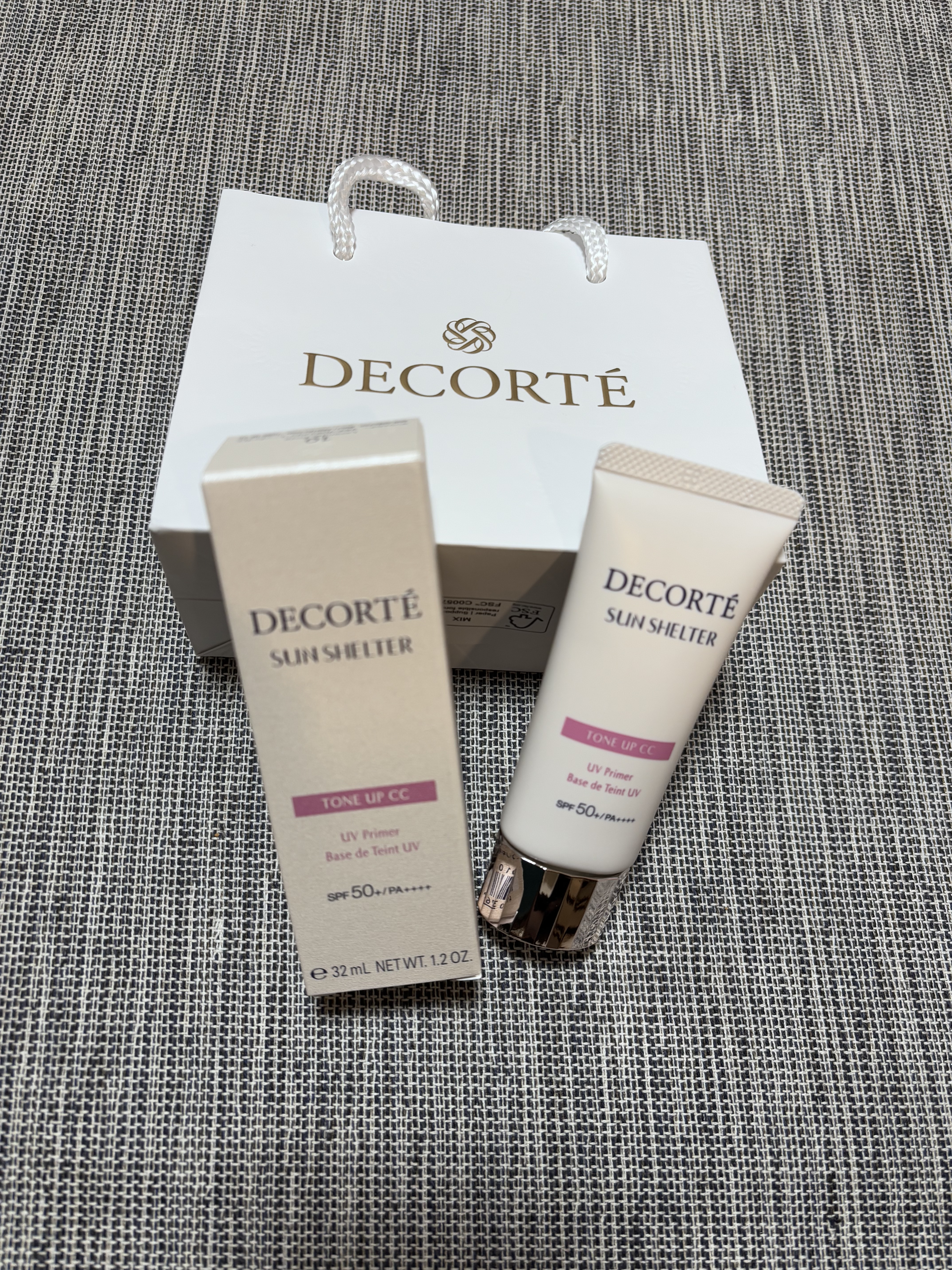 サンシェルター　マルチ プロテクション　トーンアップＣＣ/DECORTÉ/化粧下地を使ったクチコミ（1枚目）