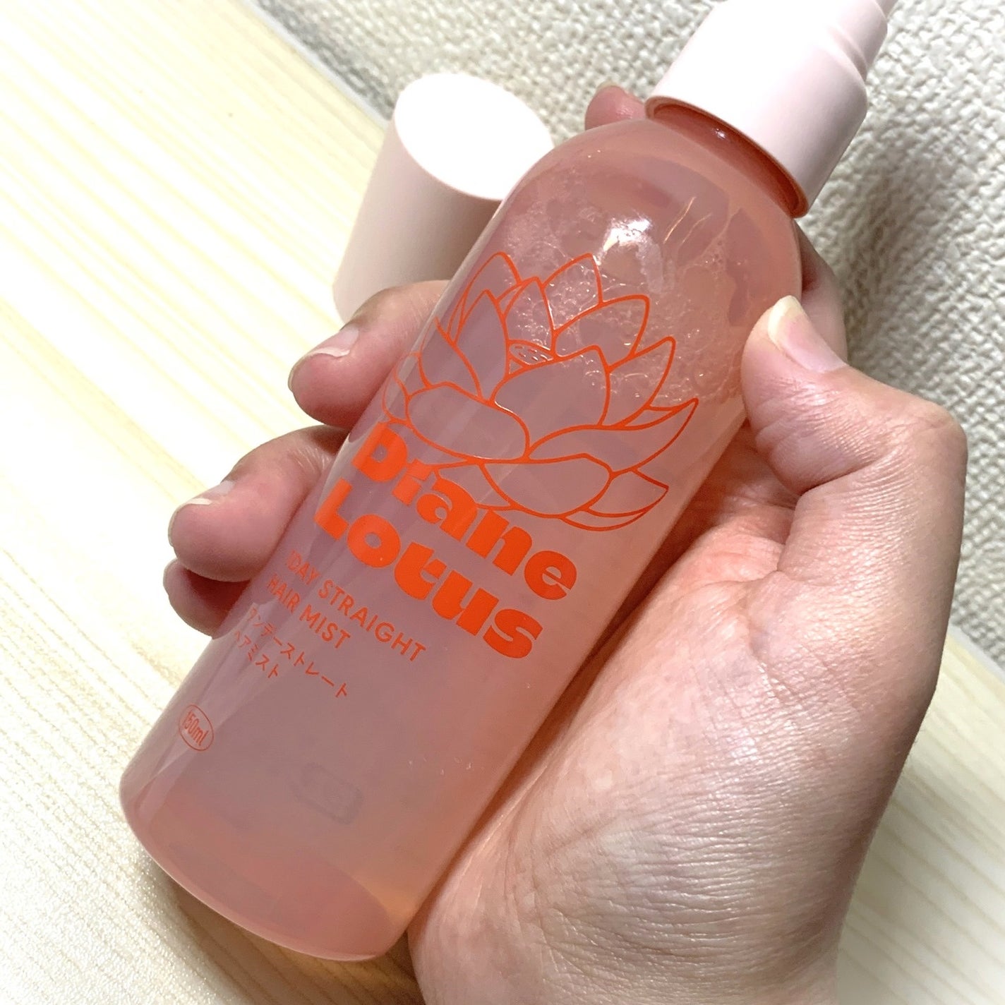 ロータス ワンデーストレート ヘアミスト ティー&シトラスの香り/ダイアン/ヘアミストを使ったクチコミ(3枚目)